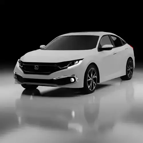 Honda Civic g10 - High Poly 3D model