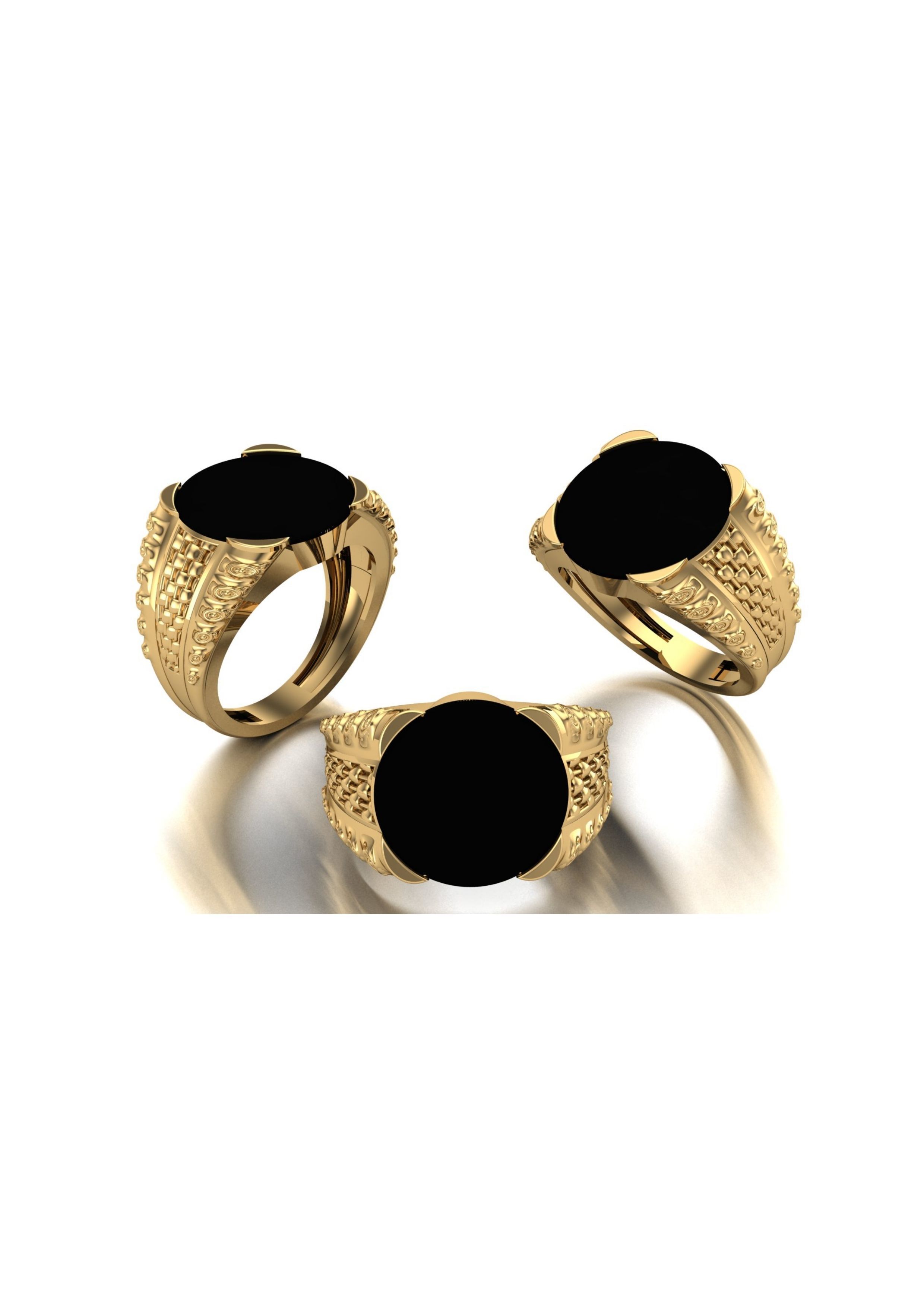 90 Mens Ring Stl Models Pack 3D print model_49