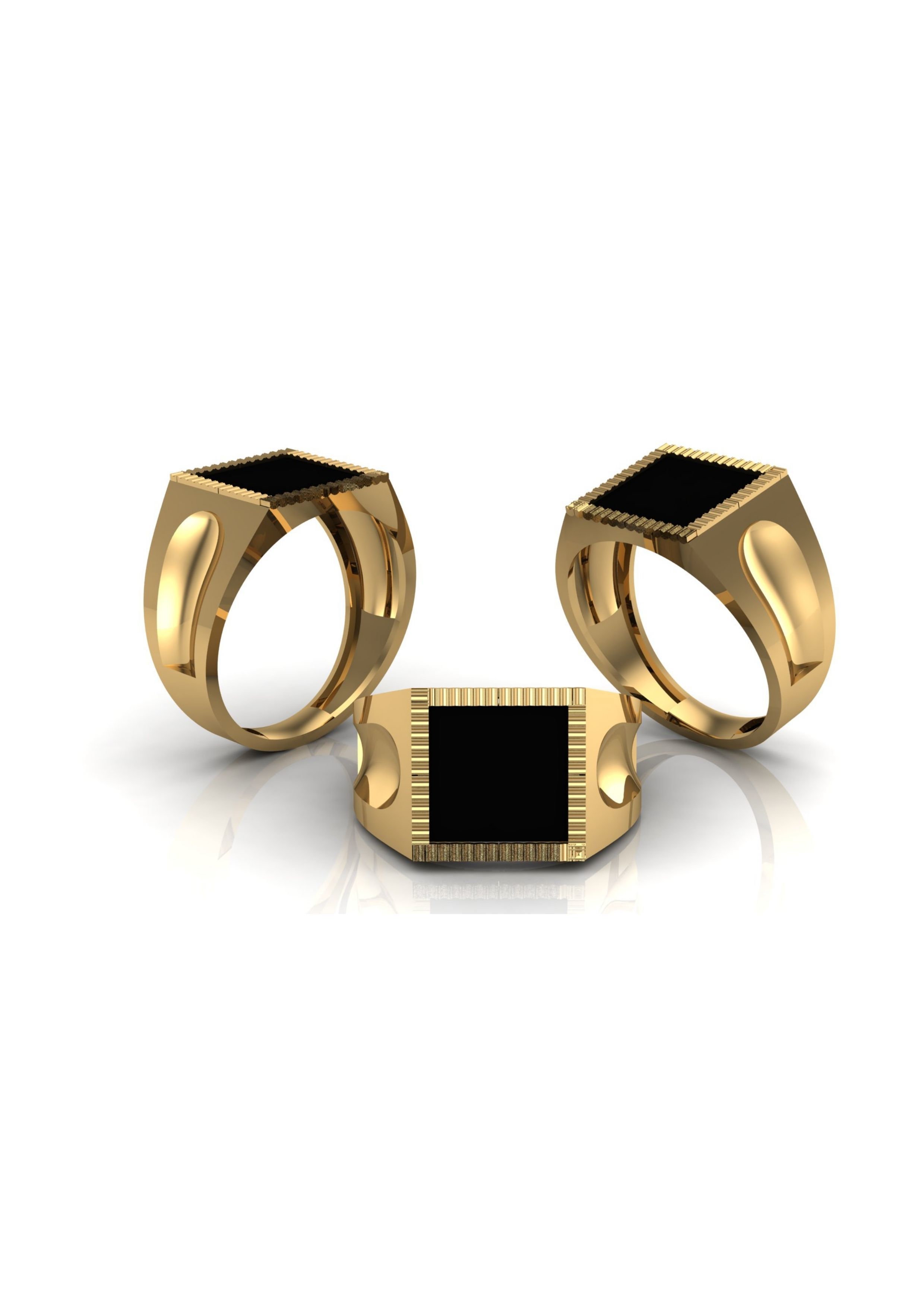 90 Mens Ring Stl Models Pack 3D print model_35
