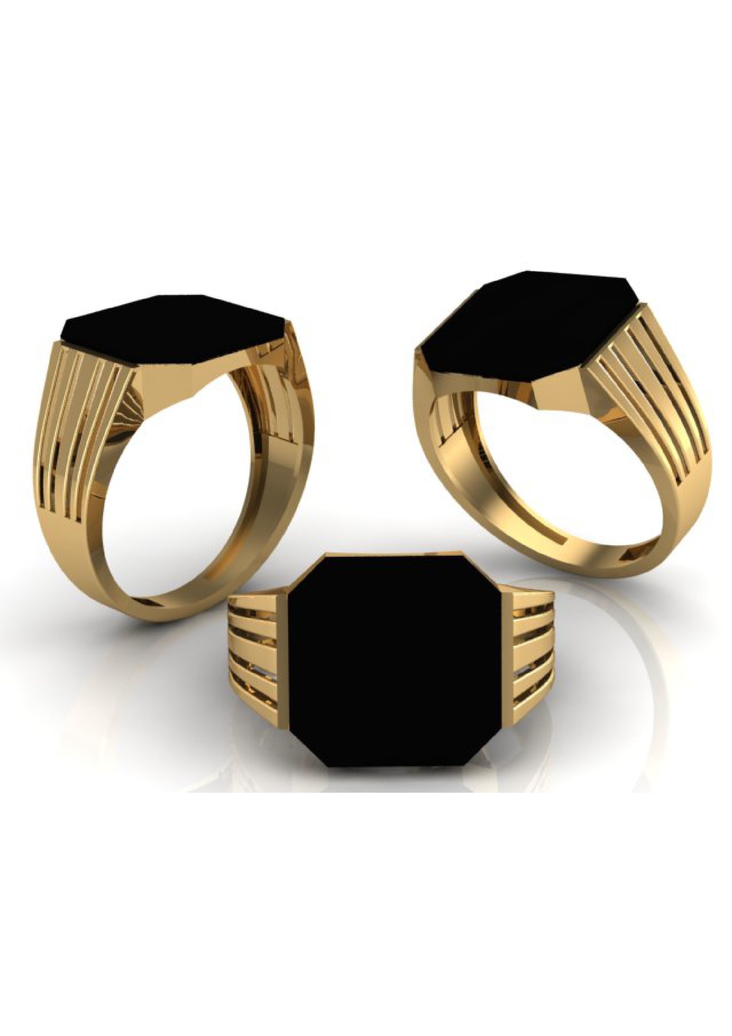 90 Mens Ring Stl Models Pack 3D print model_75