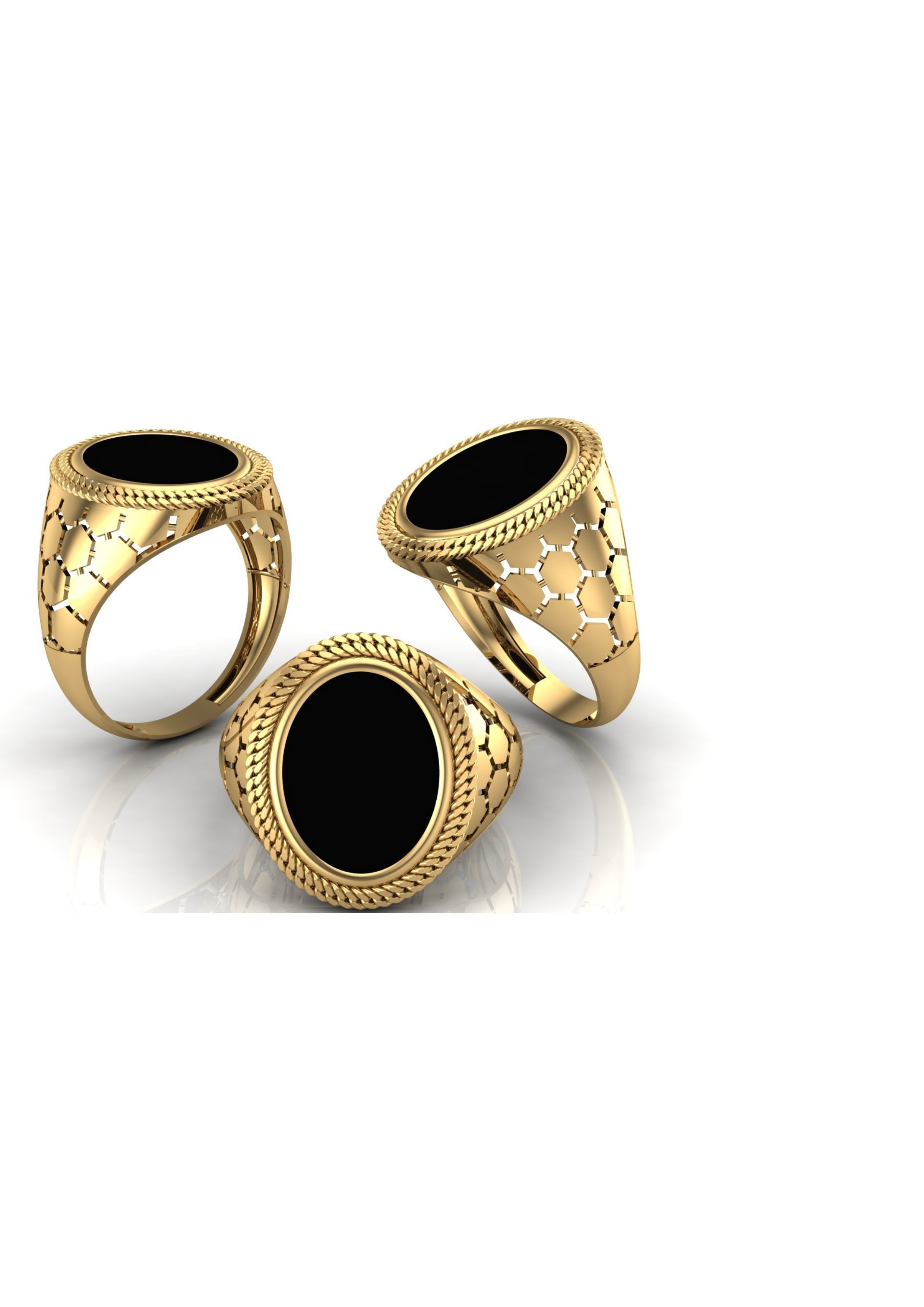 90 Mens Ring Stl Models Pack 3D print model_10