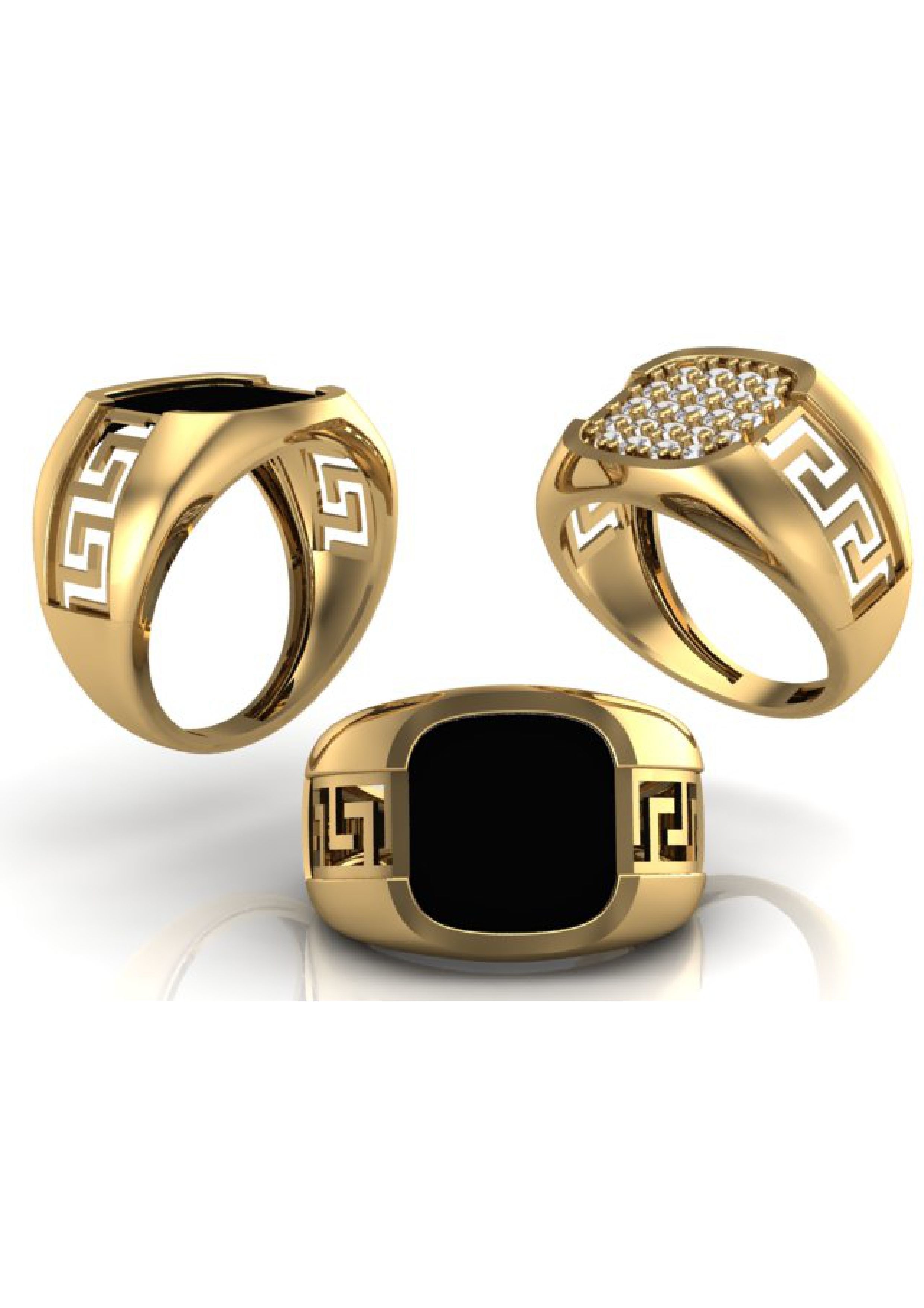 90 Mens Ring Stl Models Pack 3D print model_66