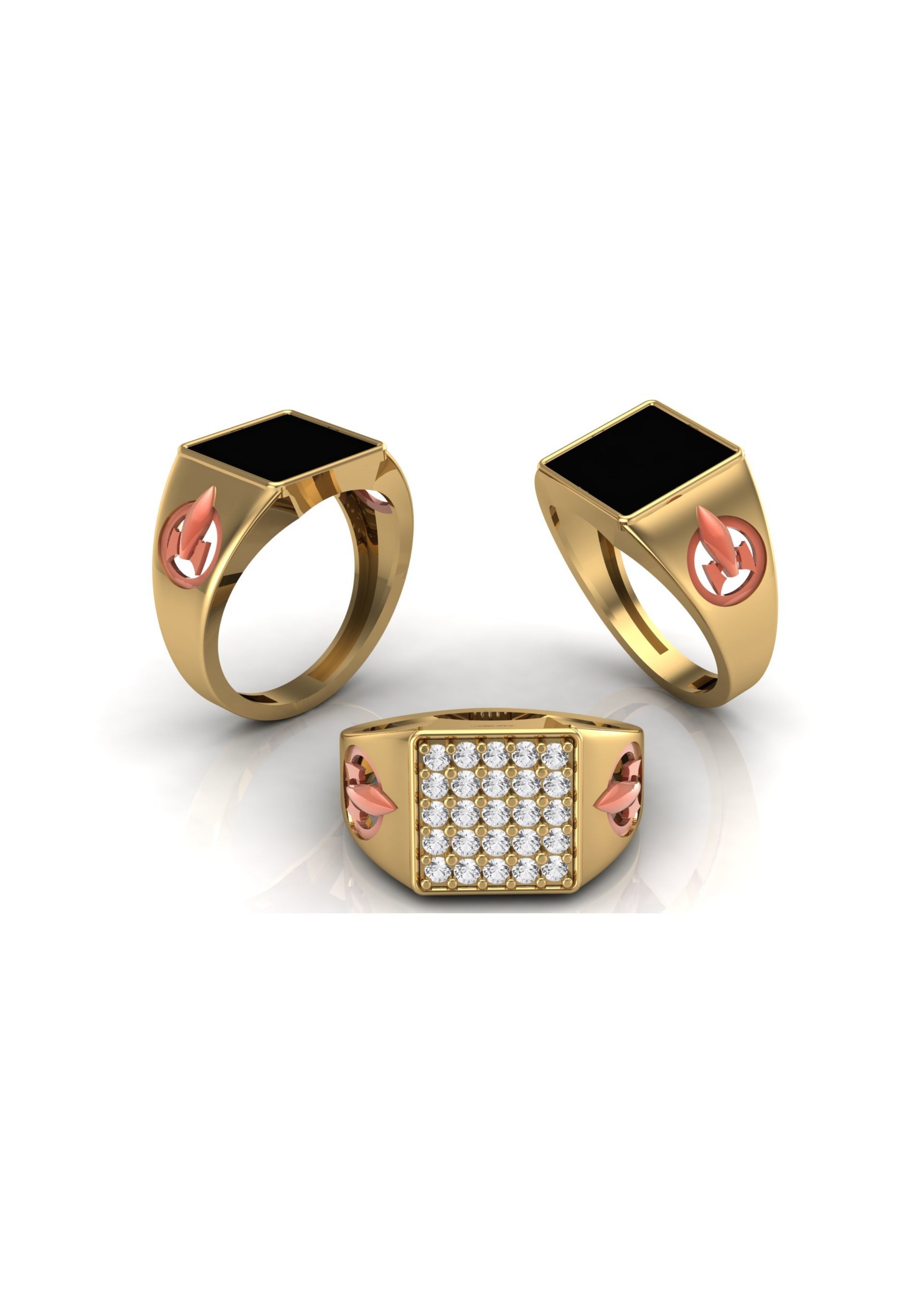 90 Mens Ring Stl Models Pack 3D print model_64