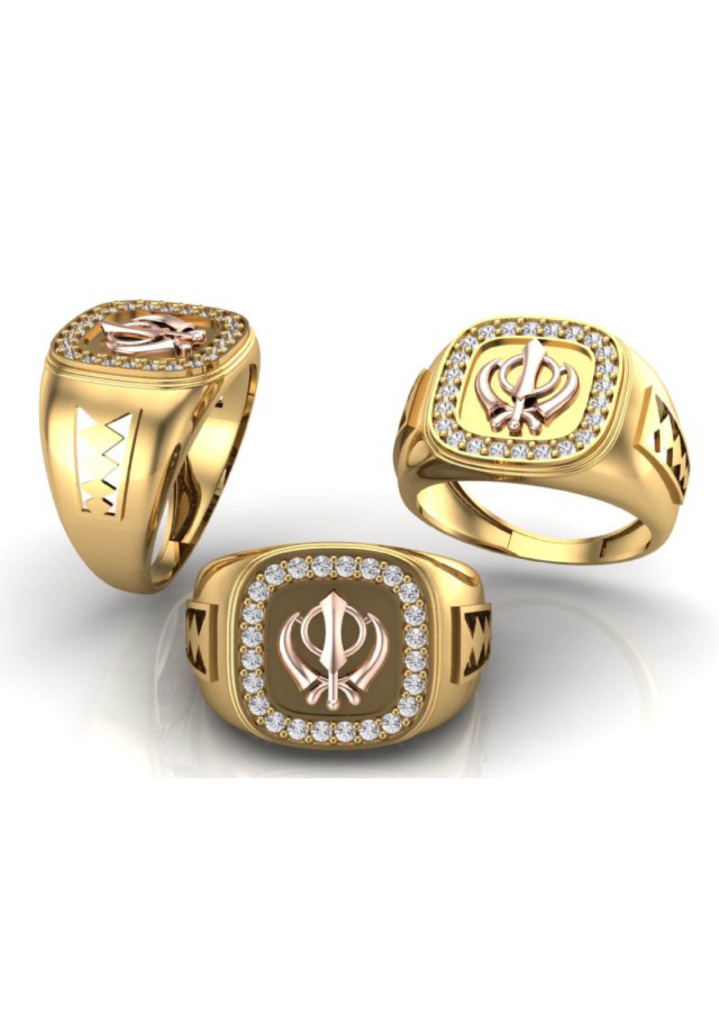90 Mens Ring Stl Models Pack 3D print model_13