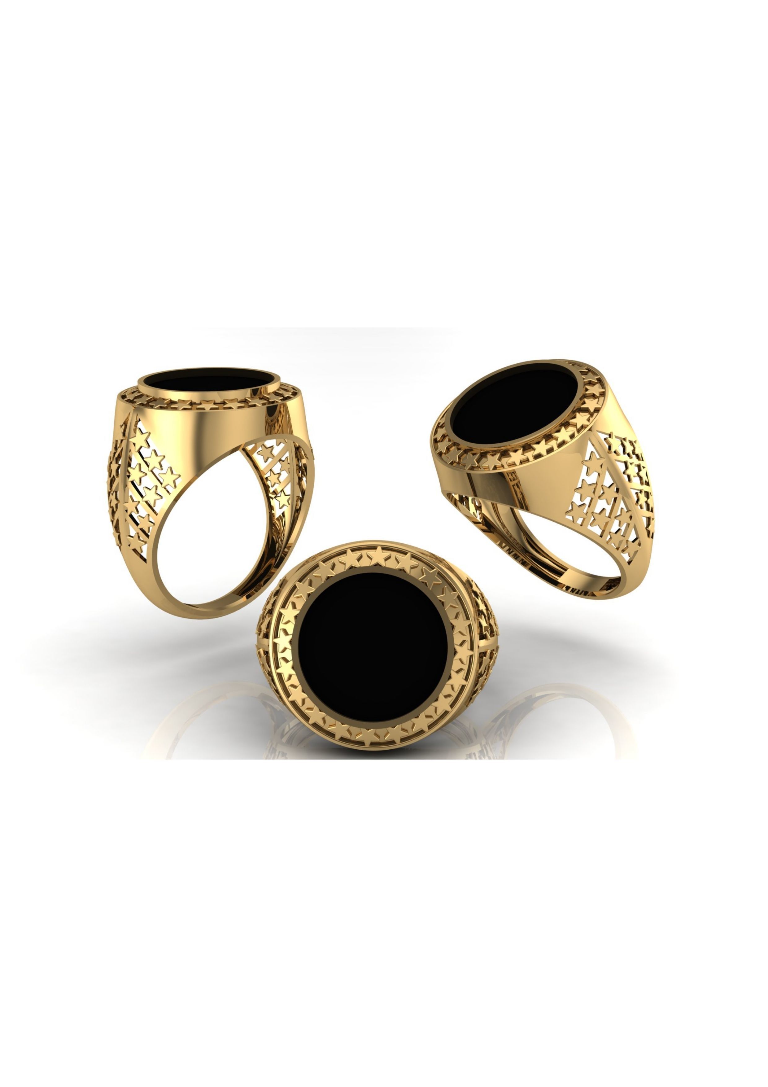 90 Mens Ring Stl Models Pack 3D print model_89