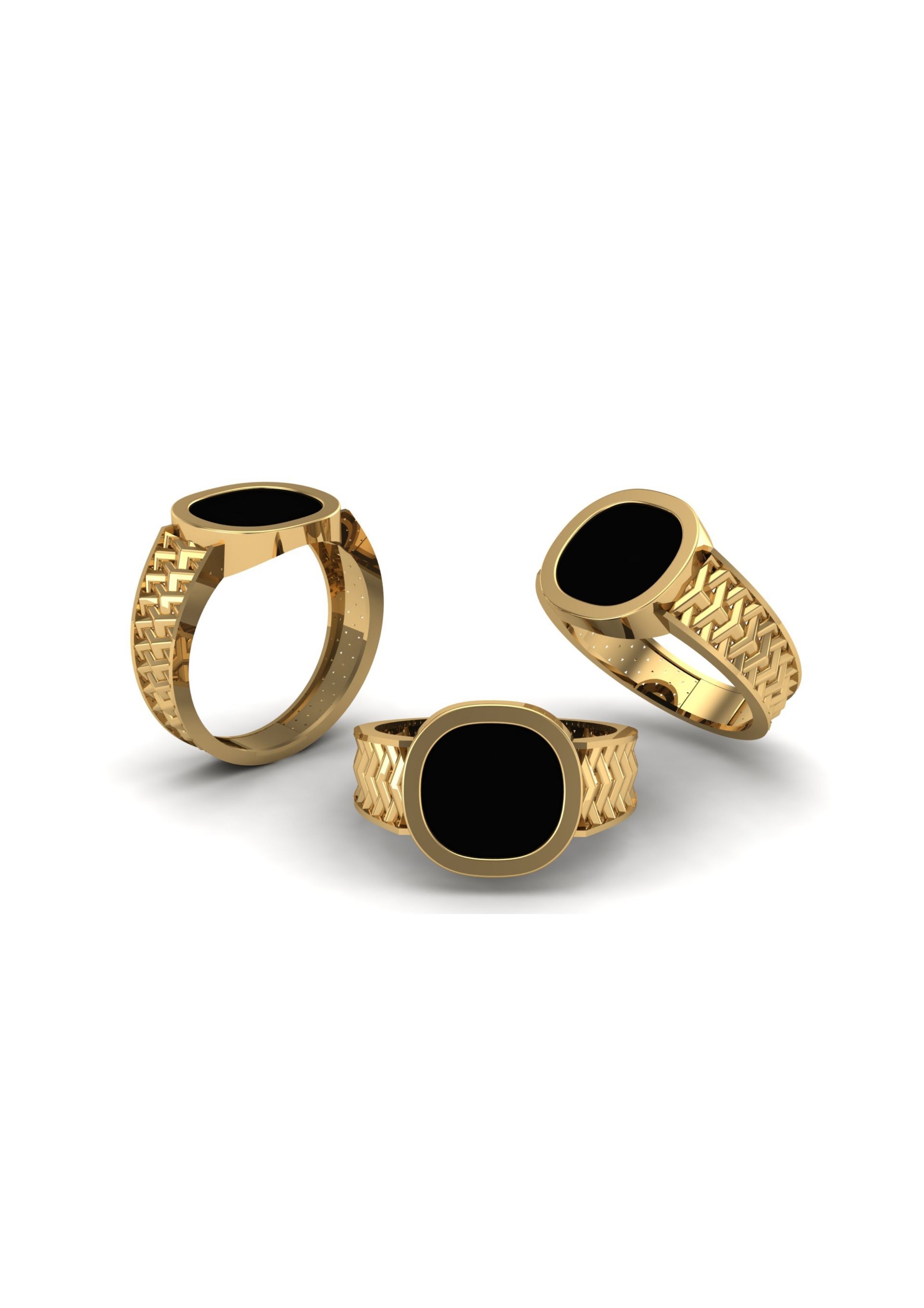 90 Mens Ring Stl Models Pack 3D print model_59