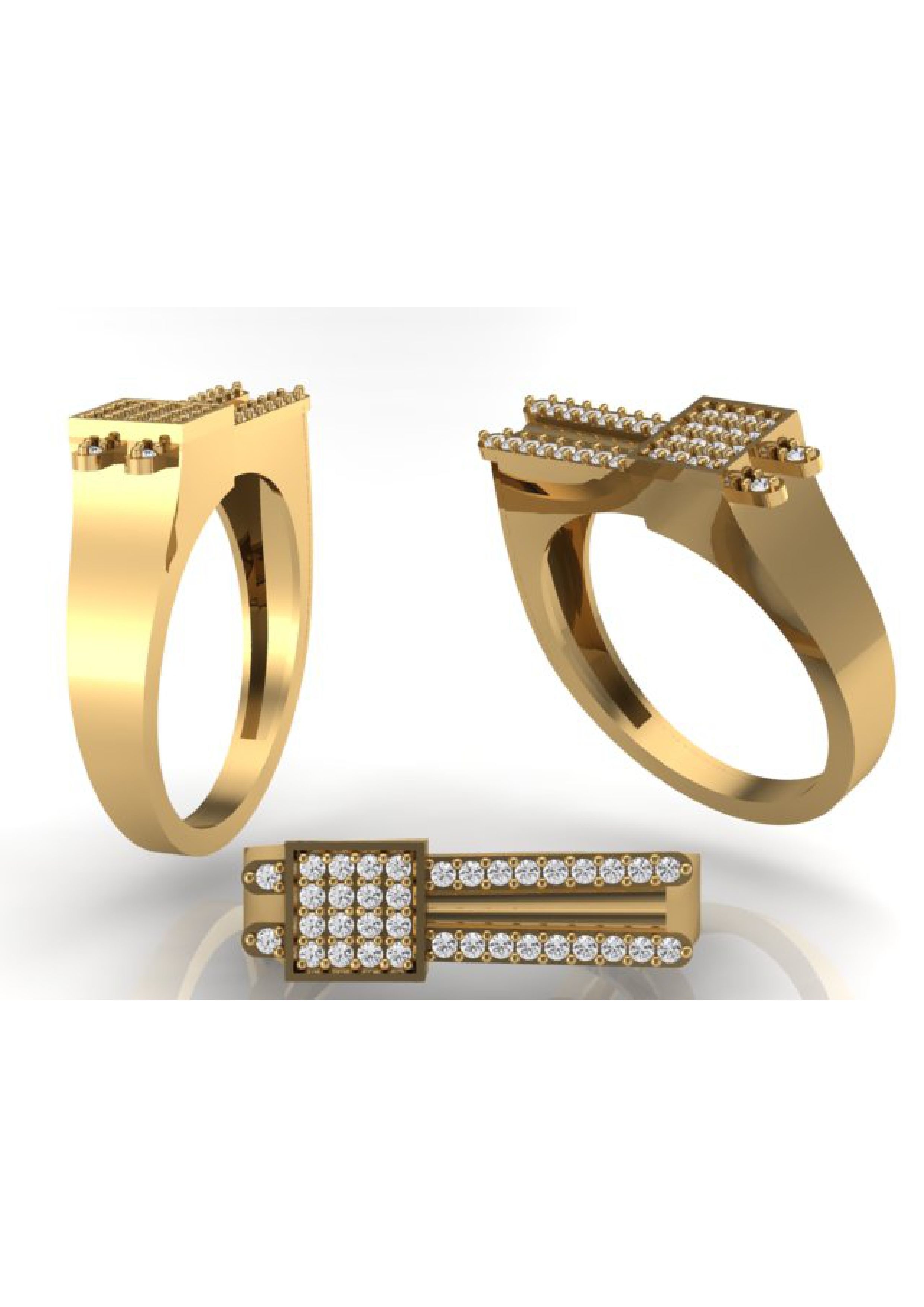 90 Mens Ring Stl Models Pack 3D print model_92