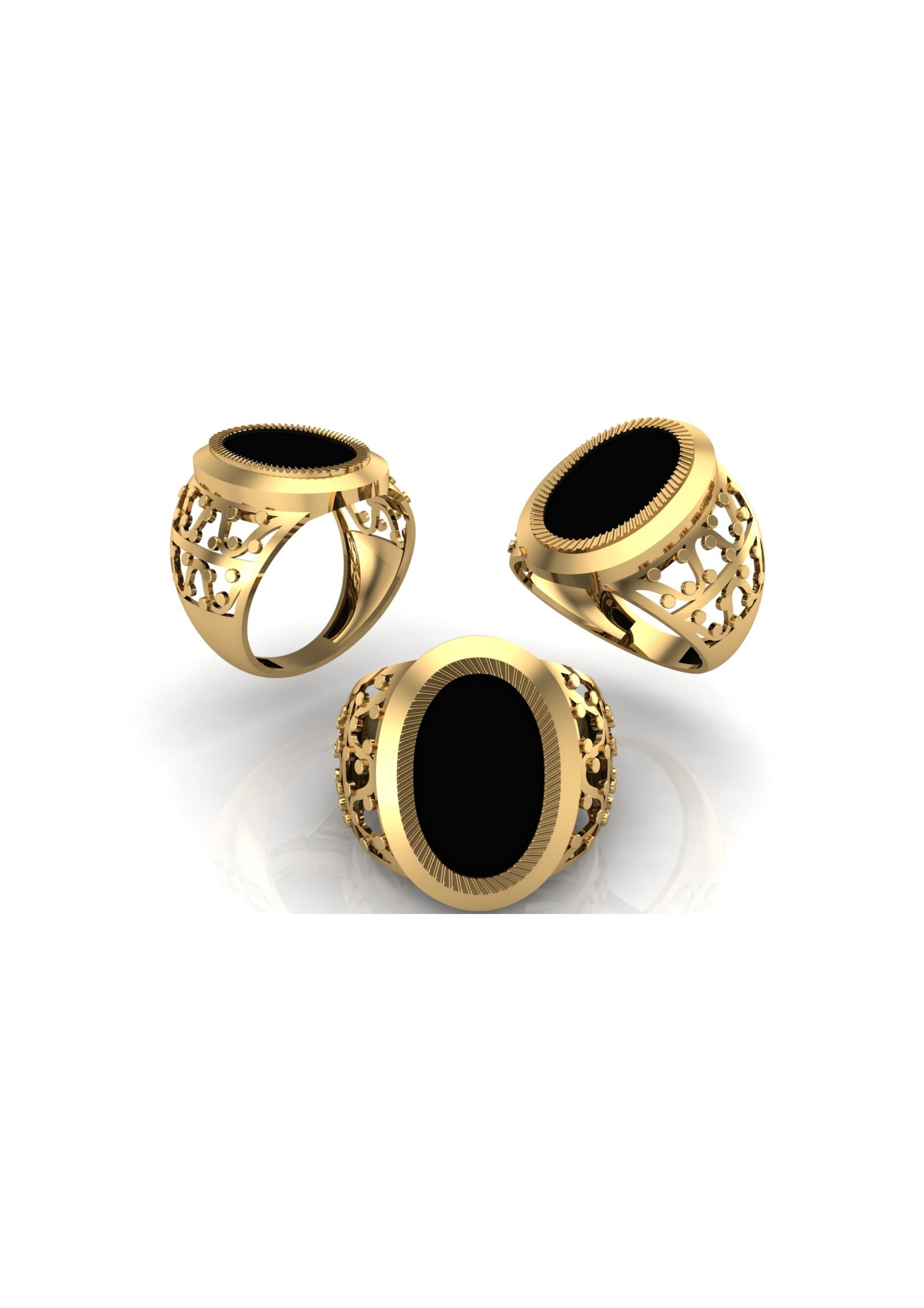 90 Mens Ring Stl Models Pack 3D print model_76