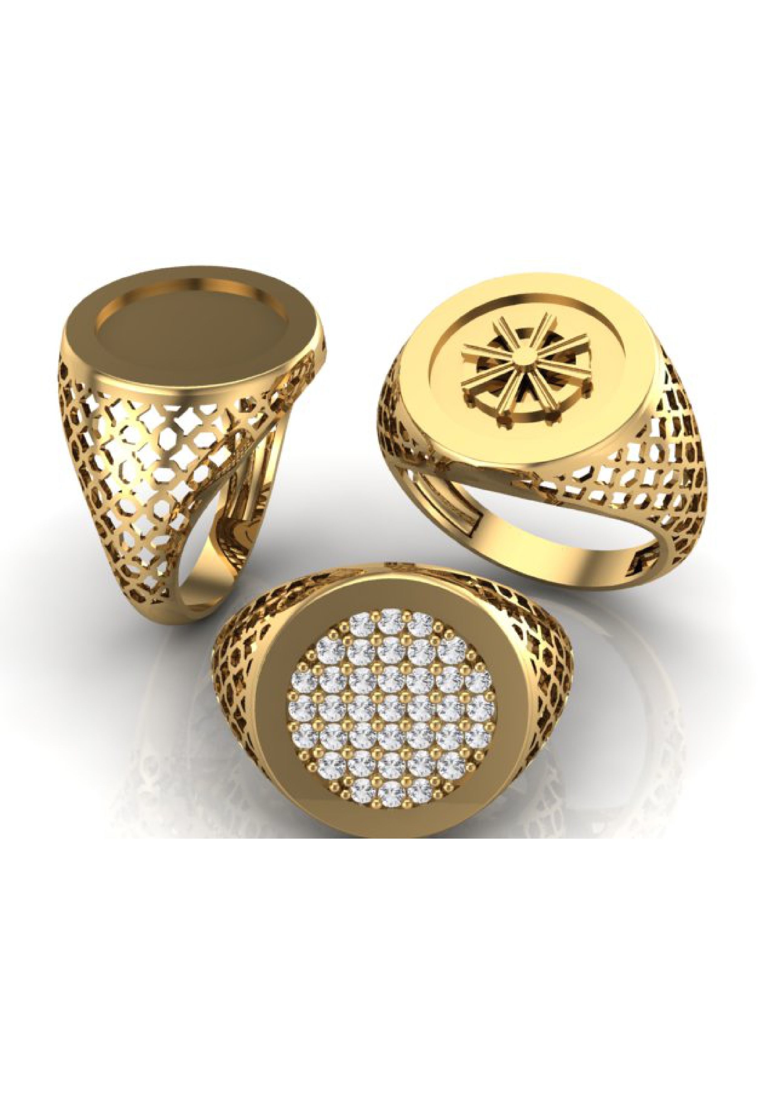 90 Mens Ring Stl Models Pack 3D print model_32