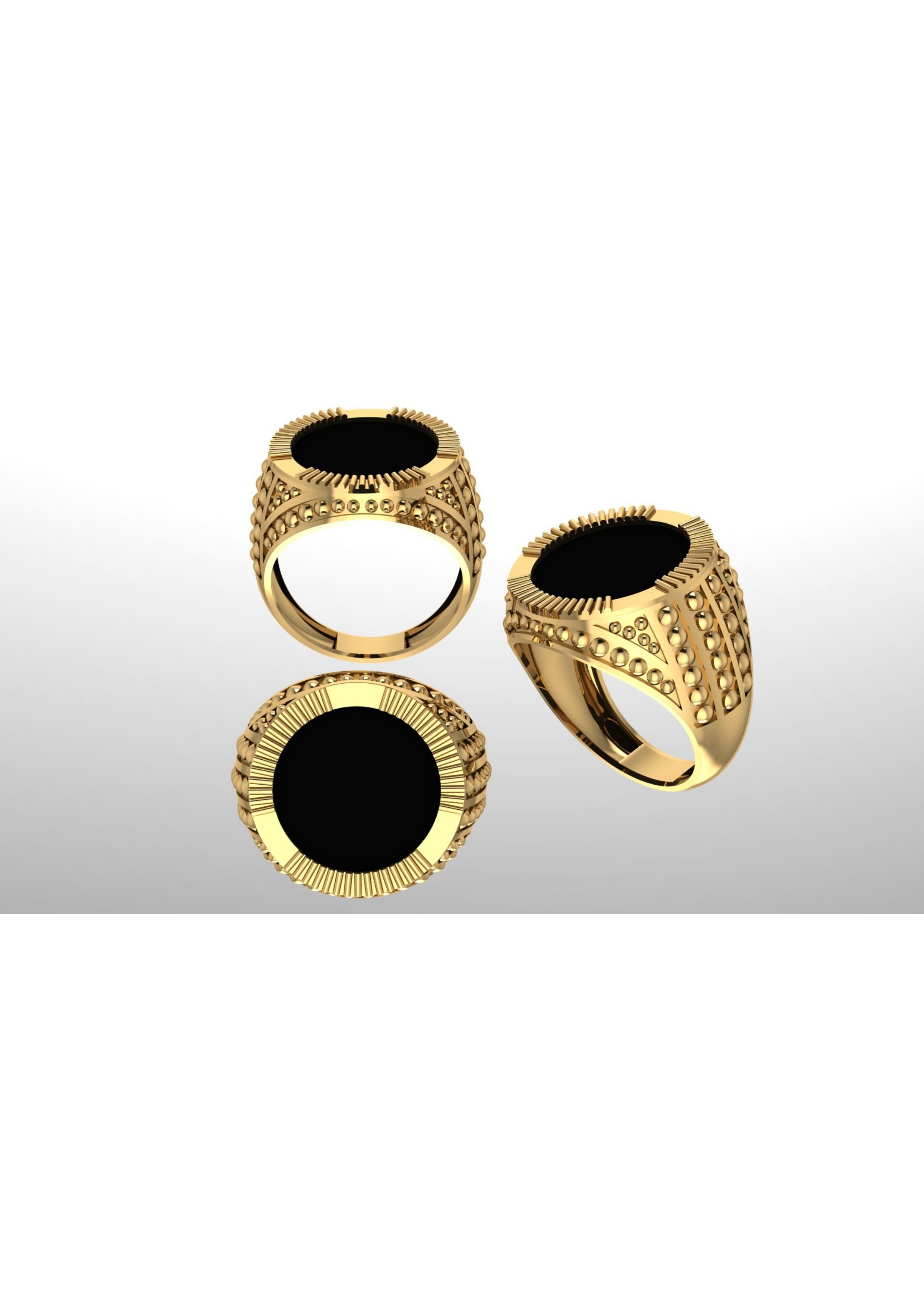 90 Mens Ring Stl Models Pack 3D print model_77
