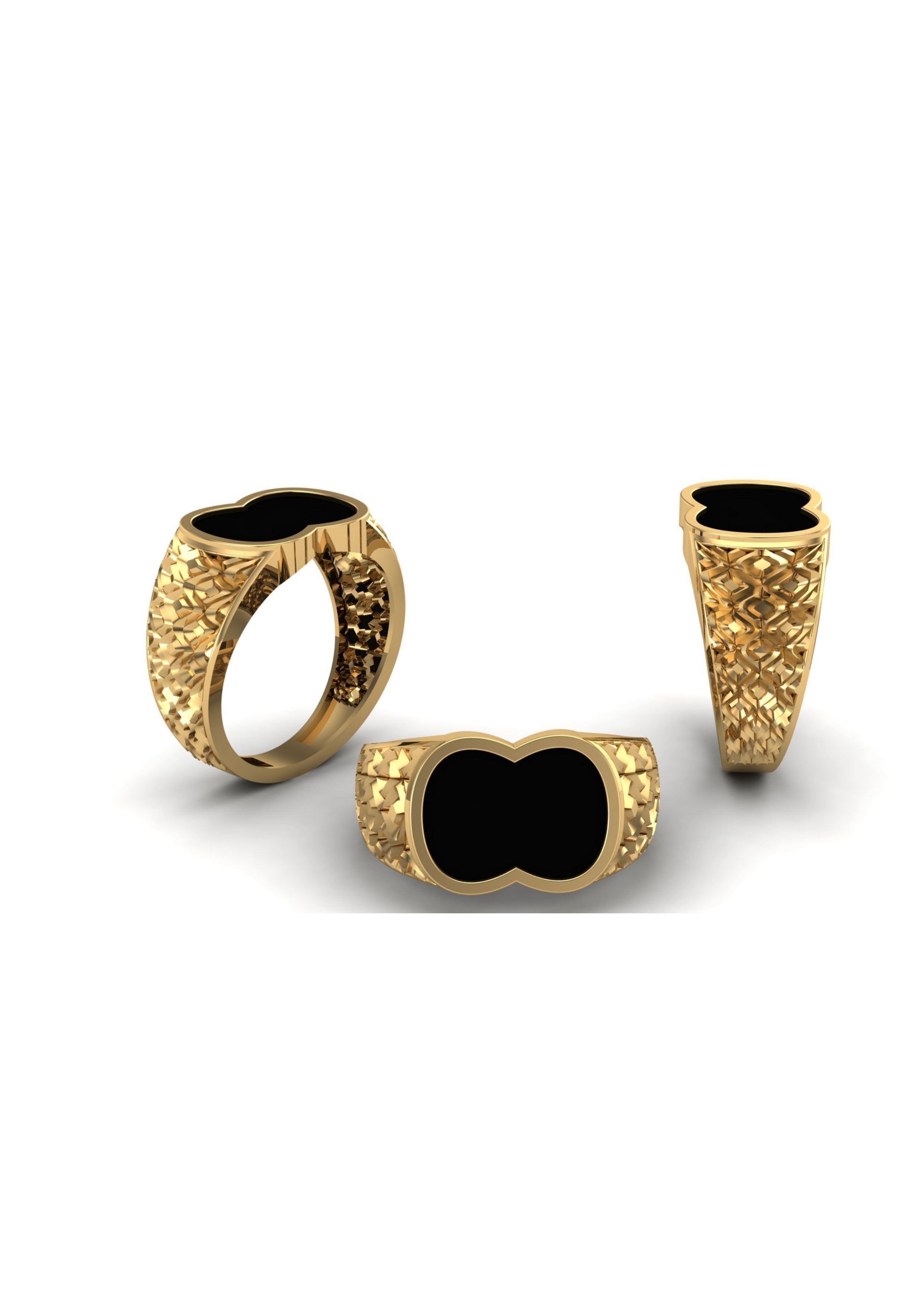 90 Mens Ring Stl Models Pack 3D print model_51