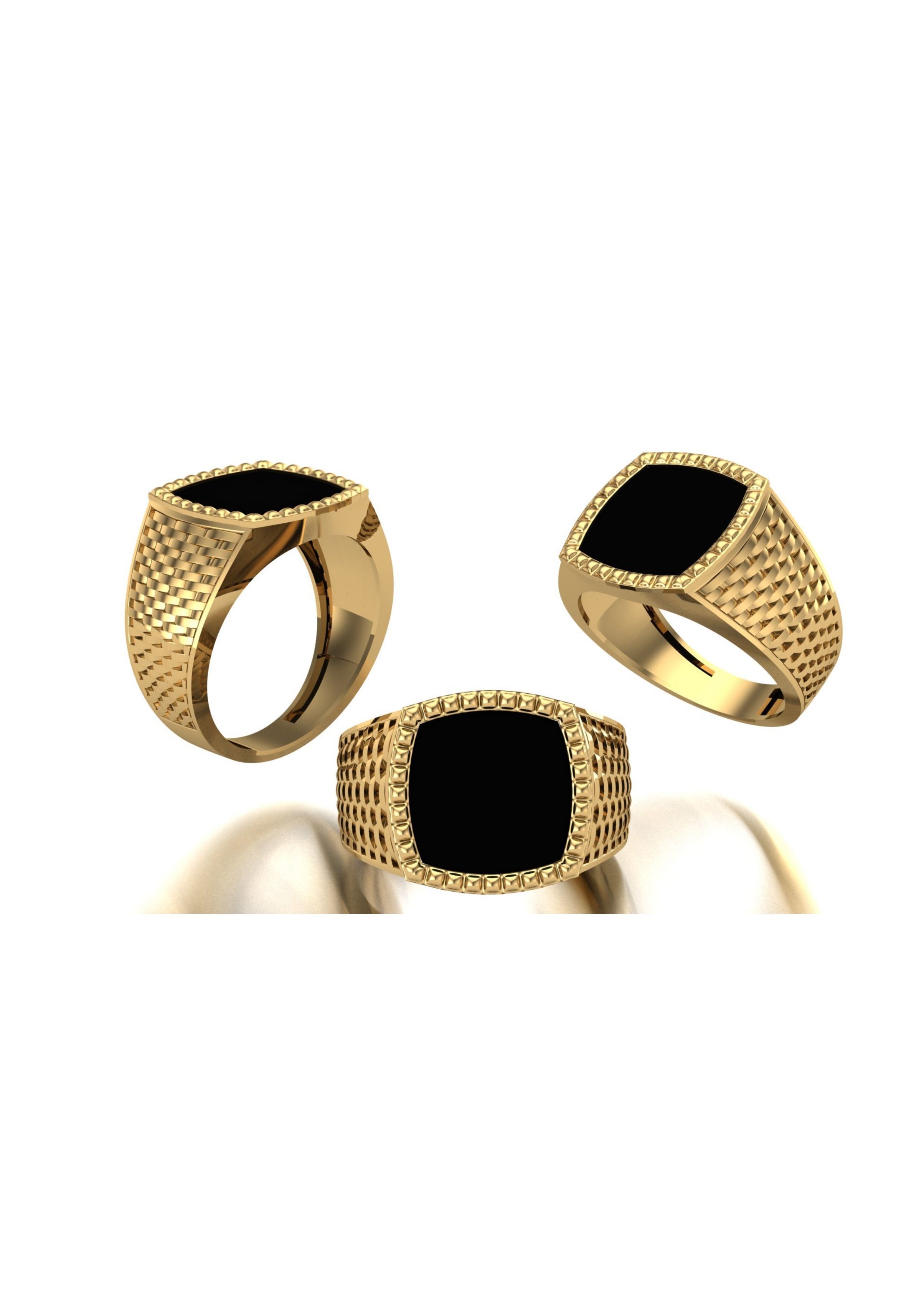 90 Mens Ring Stl Models Pack 3D print model_61