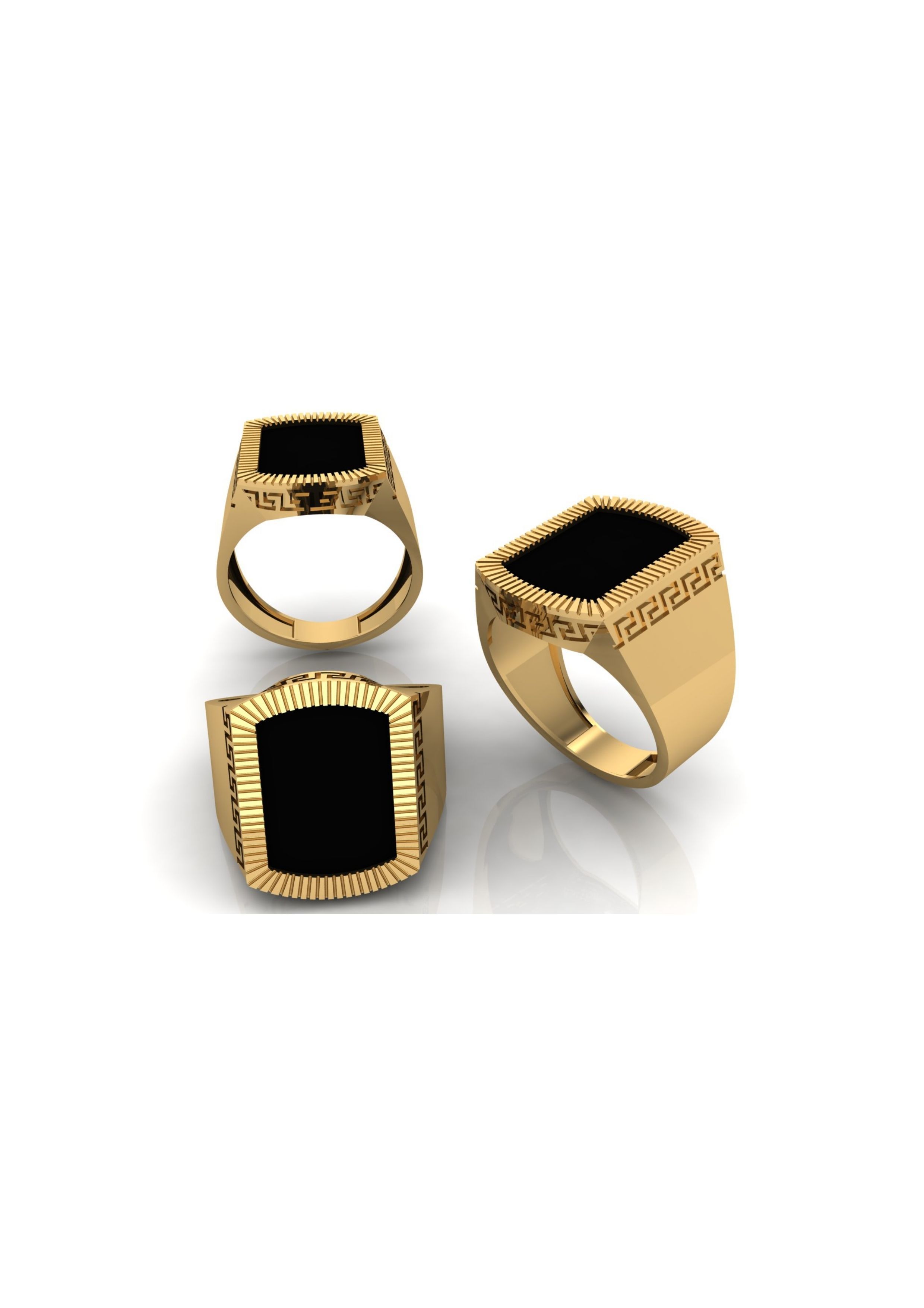 90 Mens Ring Stl Models Pack 3D print model_83