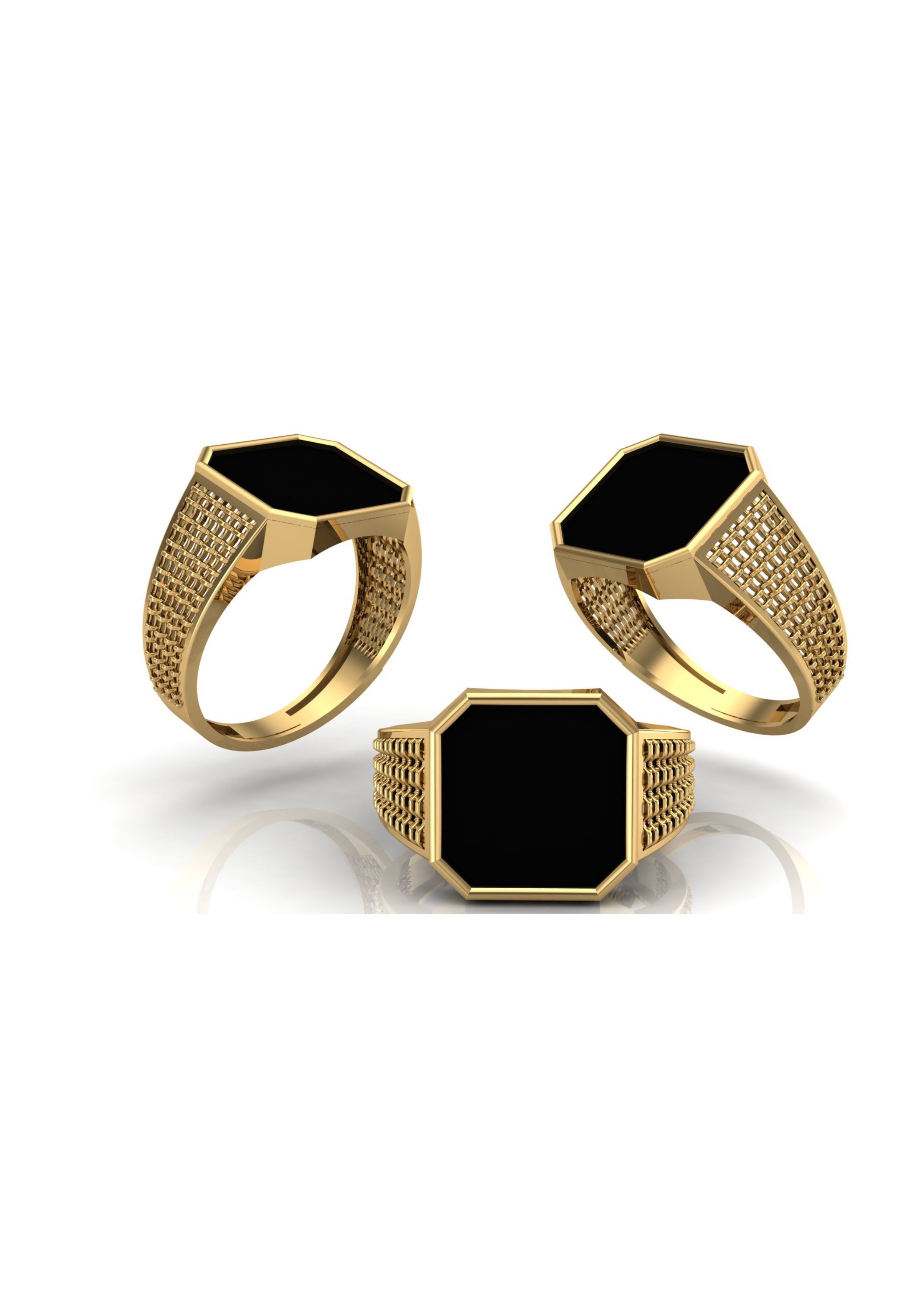 90 Mens Ring Stl Models Pack 3D print model_26