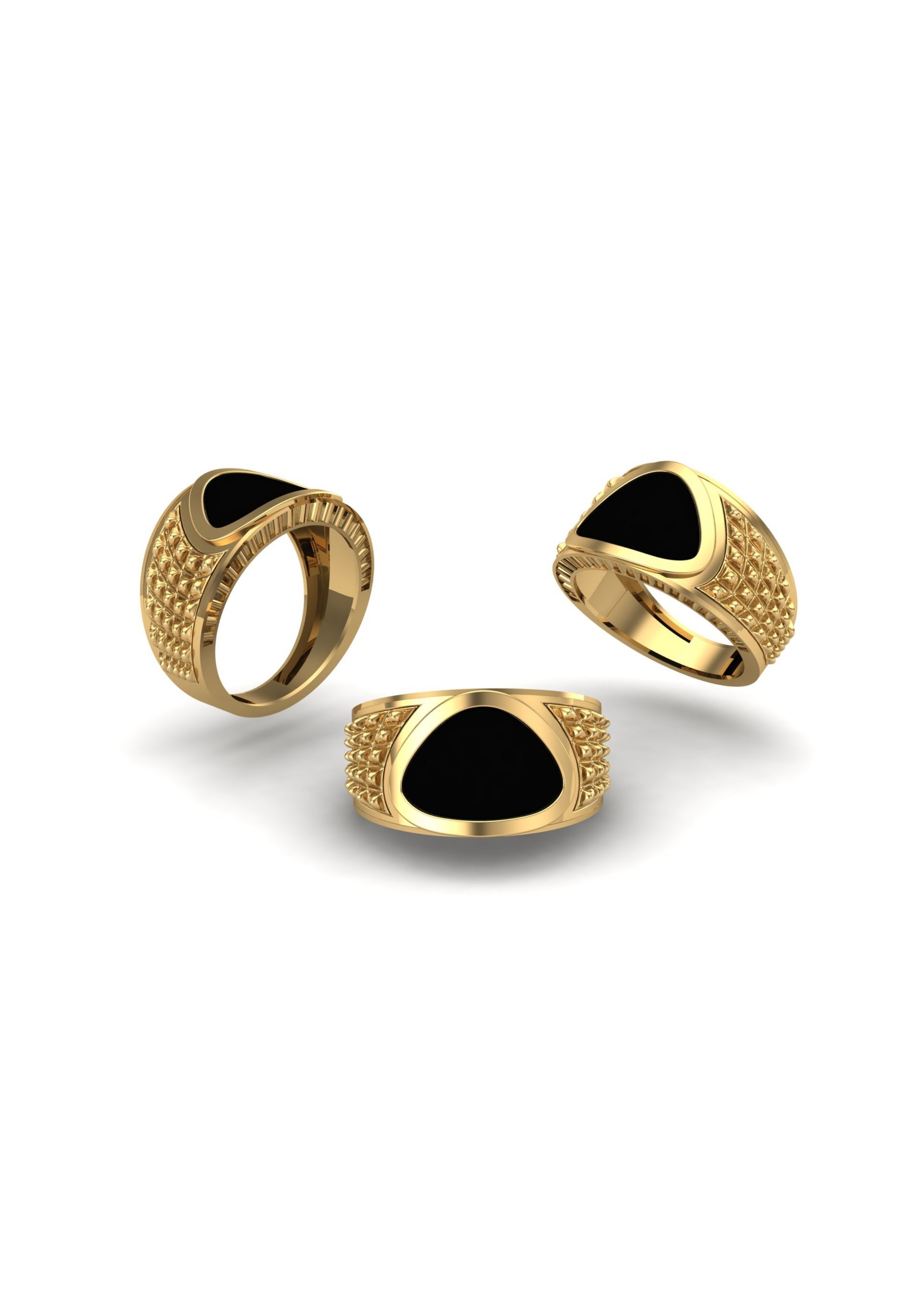 90 Mens Ring Stl Models Pack 3D print model_60
