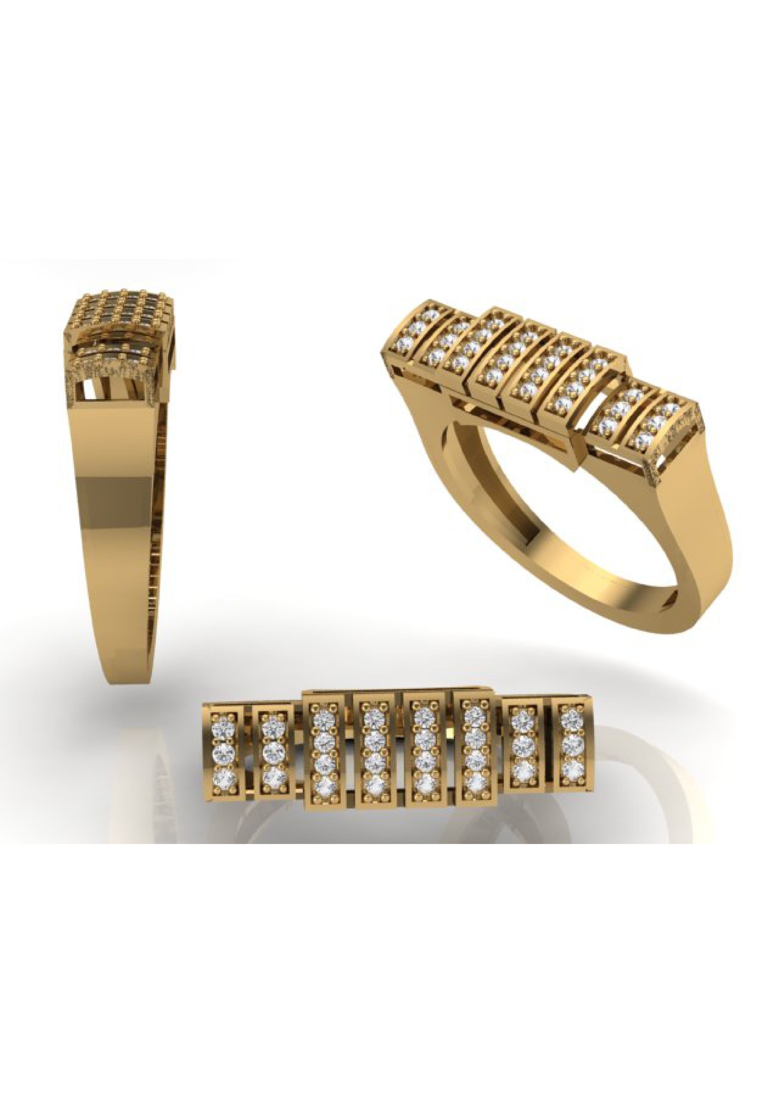 90 Mens Ring Stl Models Pack 3D print model_21