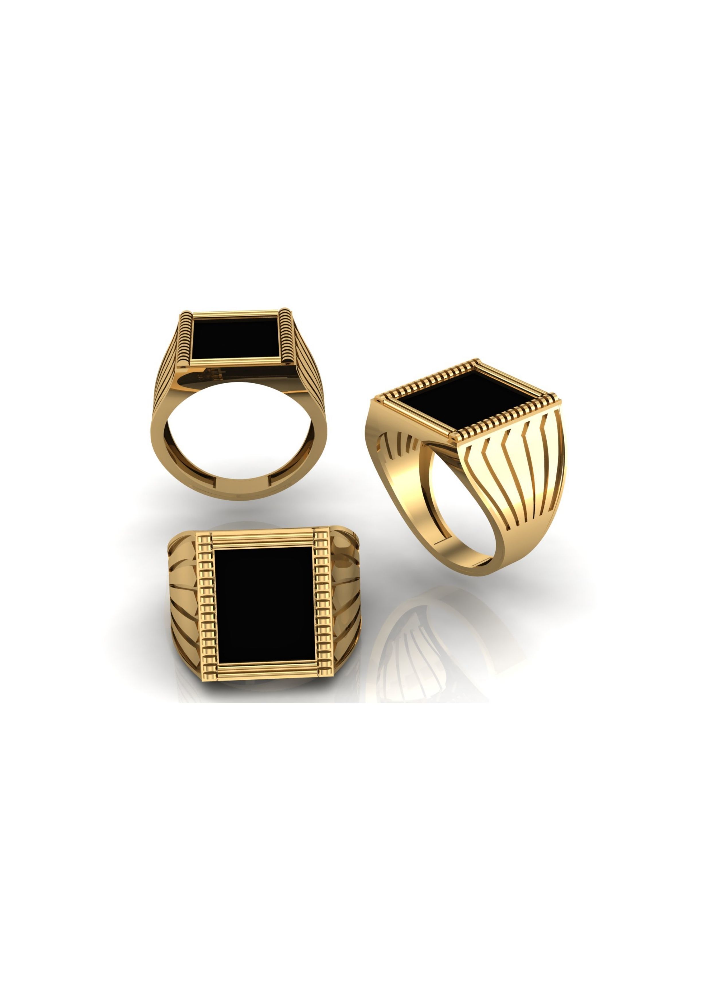 90 Mens Ring Stl Models Pack 3D print model_80