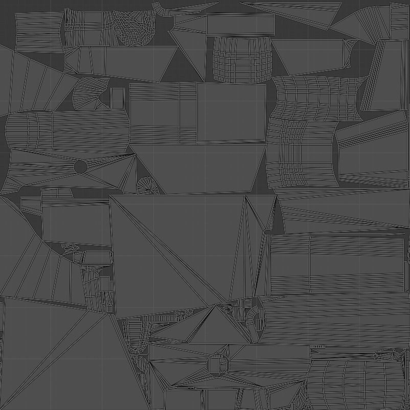 Luger P08 Low-poly 3D model_19