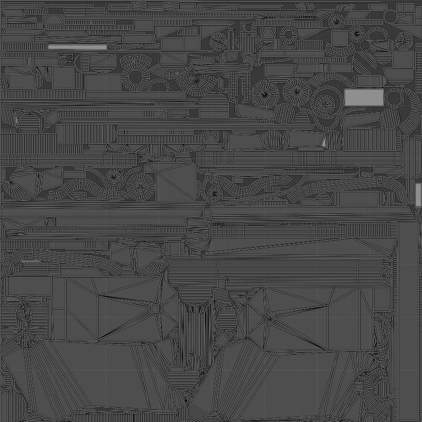 Luger P08 Low-poly 3D model_17