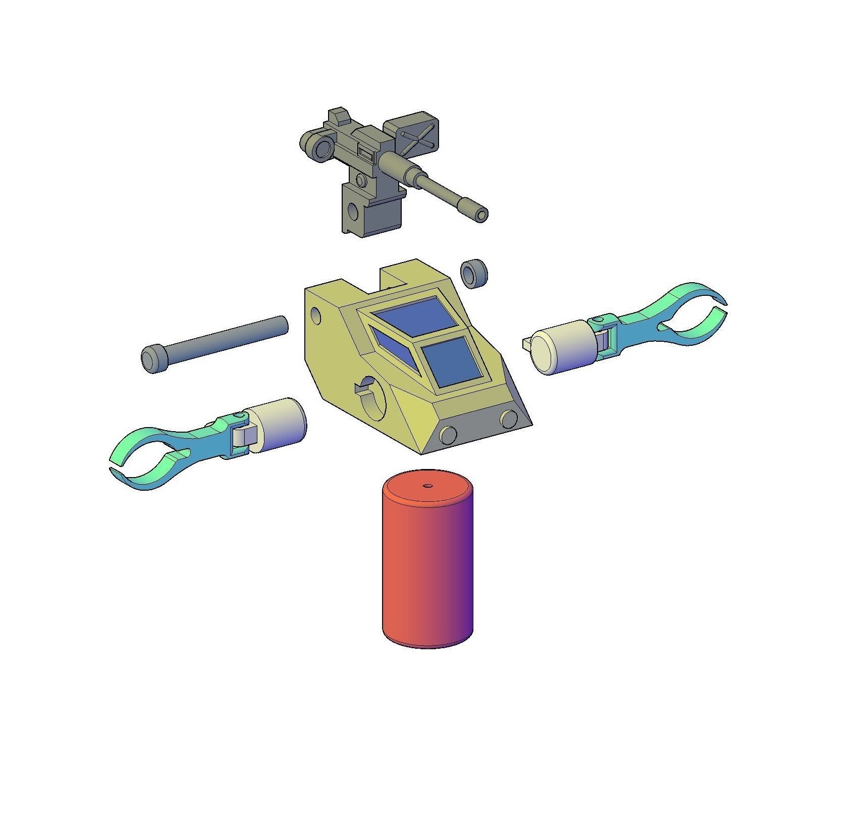 ROBOT - SD CARD SLOT 3D print model_5