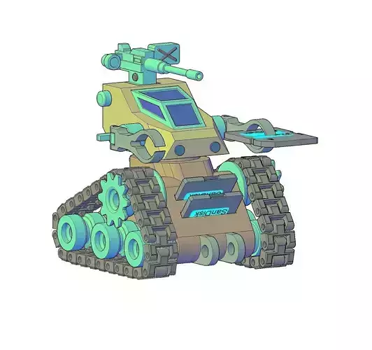 ROBOT - SD CARD SLOT 3D print model