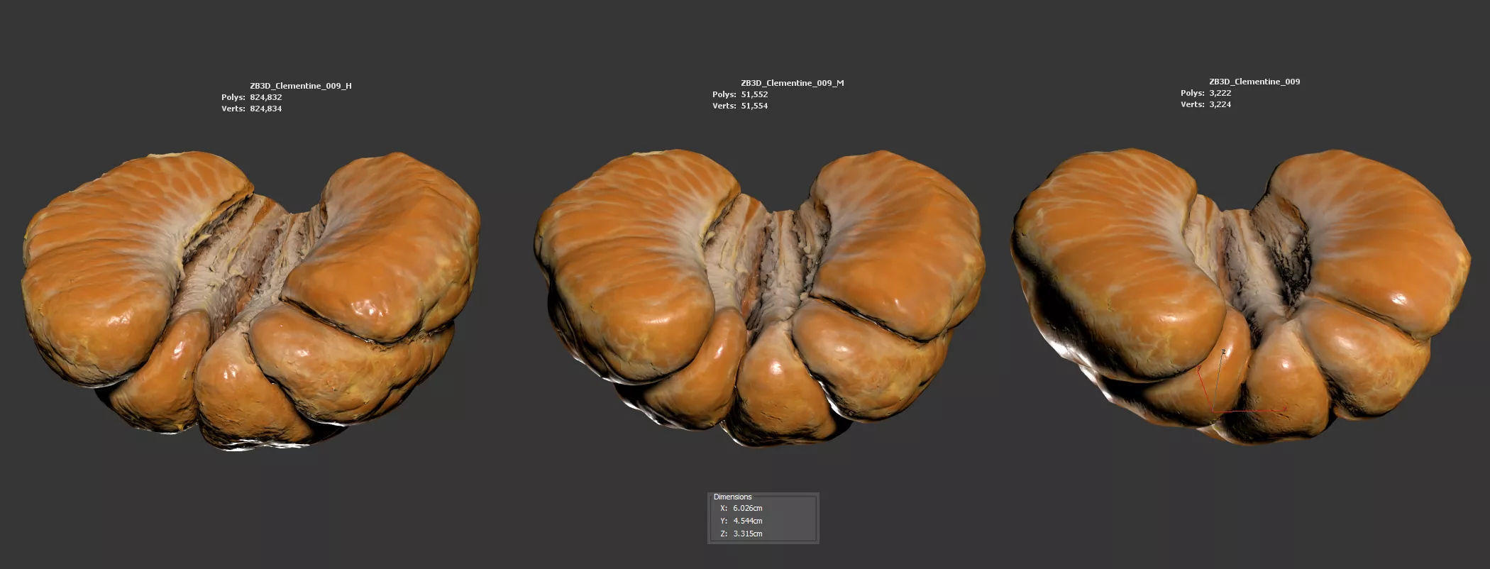 Clementine 3D model_5