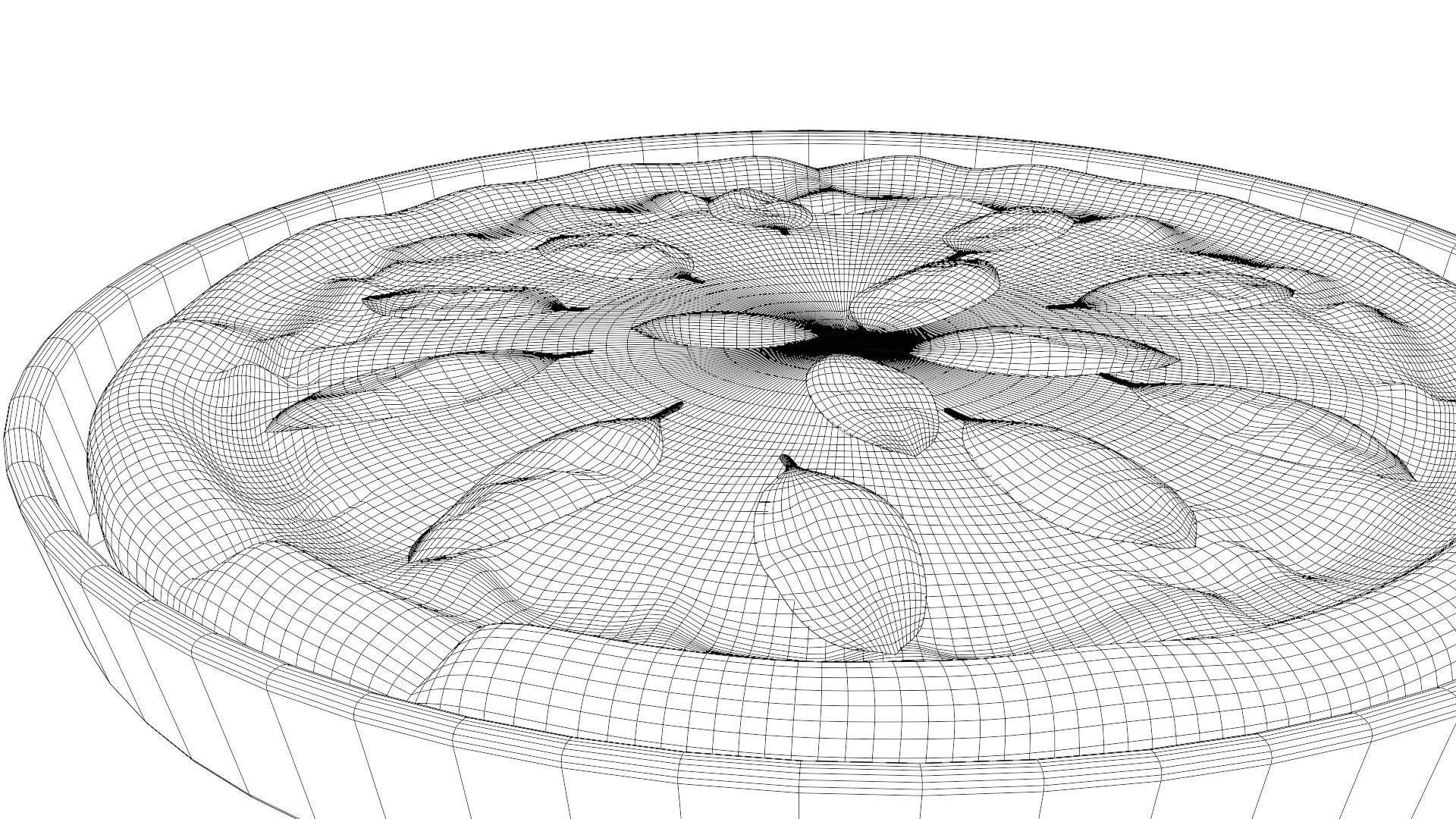 Pastie Dump Pizza Low-poly 3D model_6