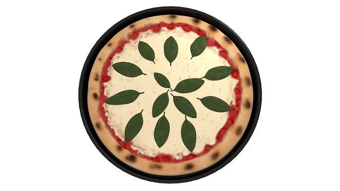 Pastie Dump Pizza Low-poly 3D model 2