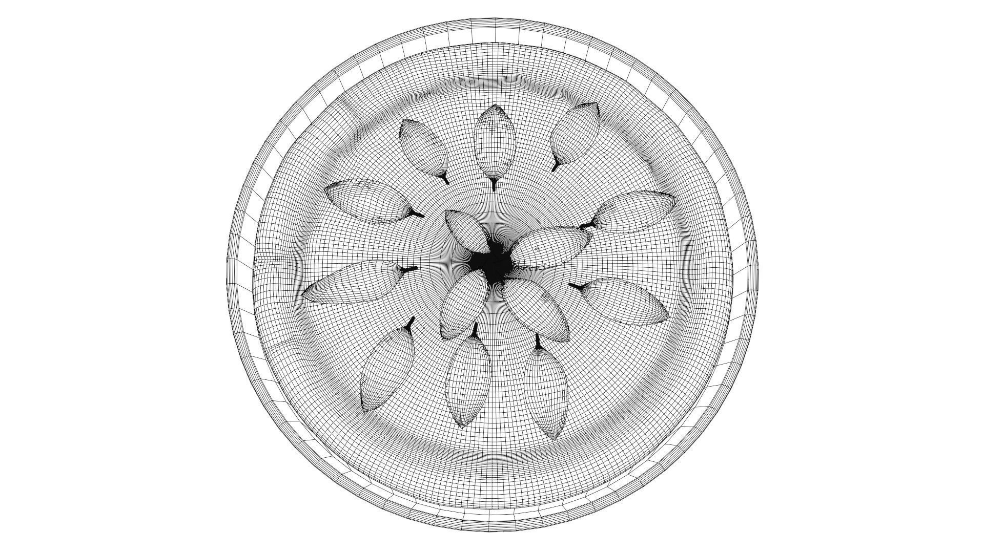 Pastie Dump Pizza Low-poly 3D model_5