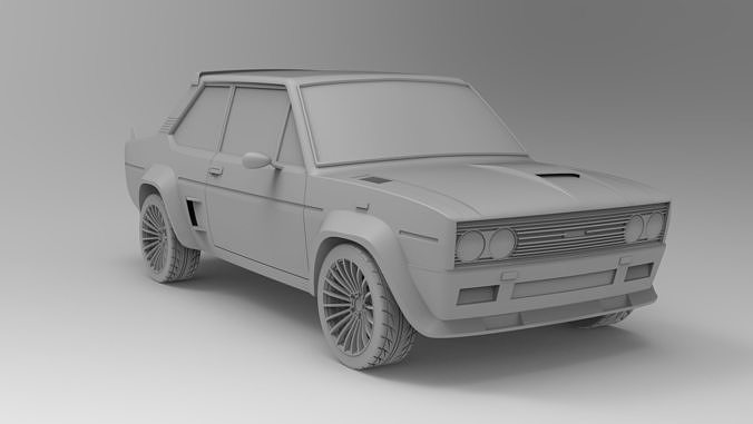 FIAT 131  3D model