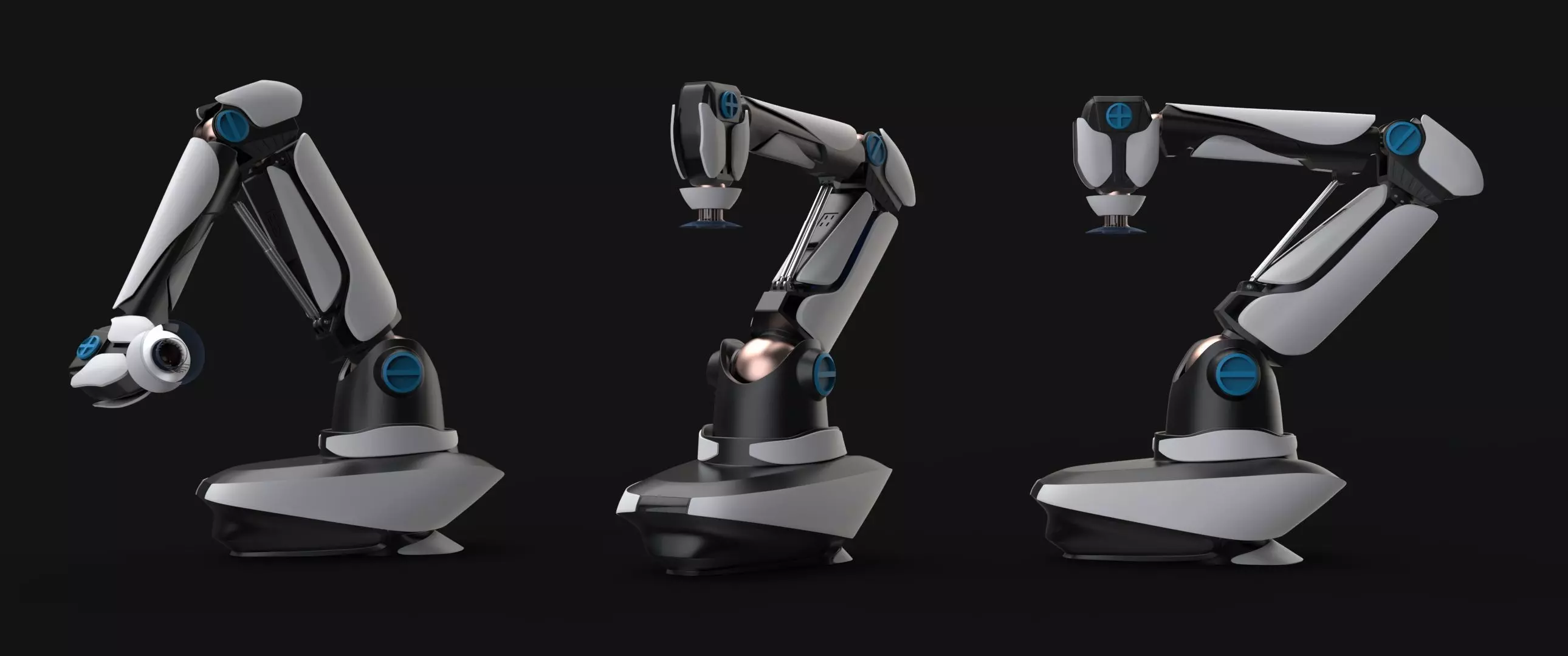 Factory Robot Arm 3D model_0