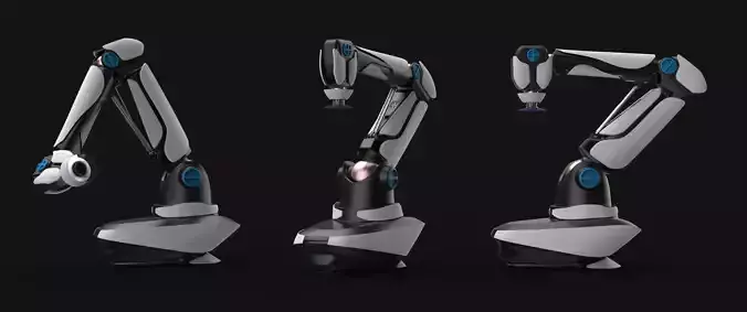 Factory Robot Arm 3D model