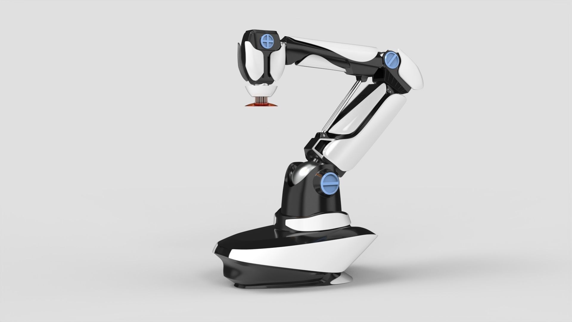 Factory Robot Arm 3D model_1