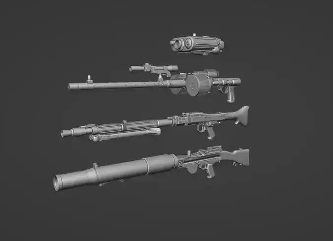 Sandtrooper Blaster Pack One-Twelfth Scale