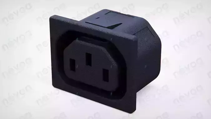 IEC Connectors - PX0783-10-28 - 01 - Snap Fit to Panel Outlet