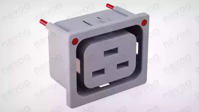 IEC Appliance Outlet J - 4797-5 - Light Pipe Position C and D