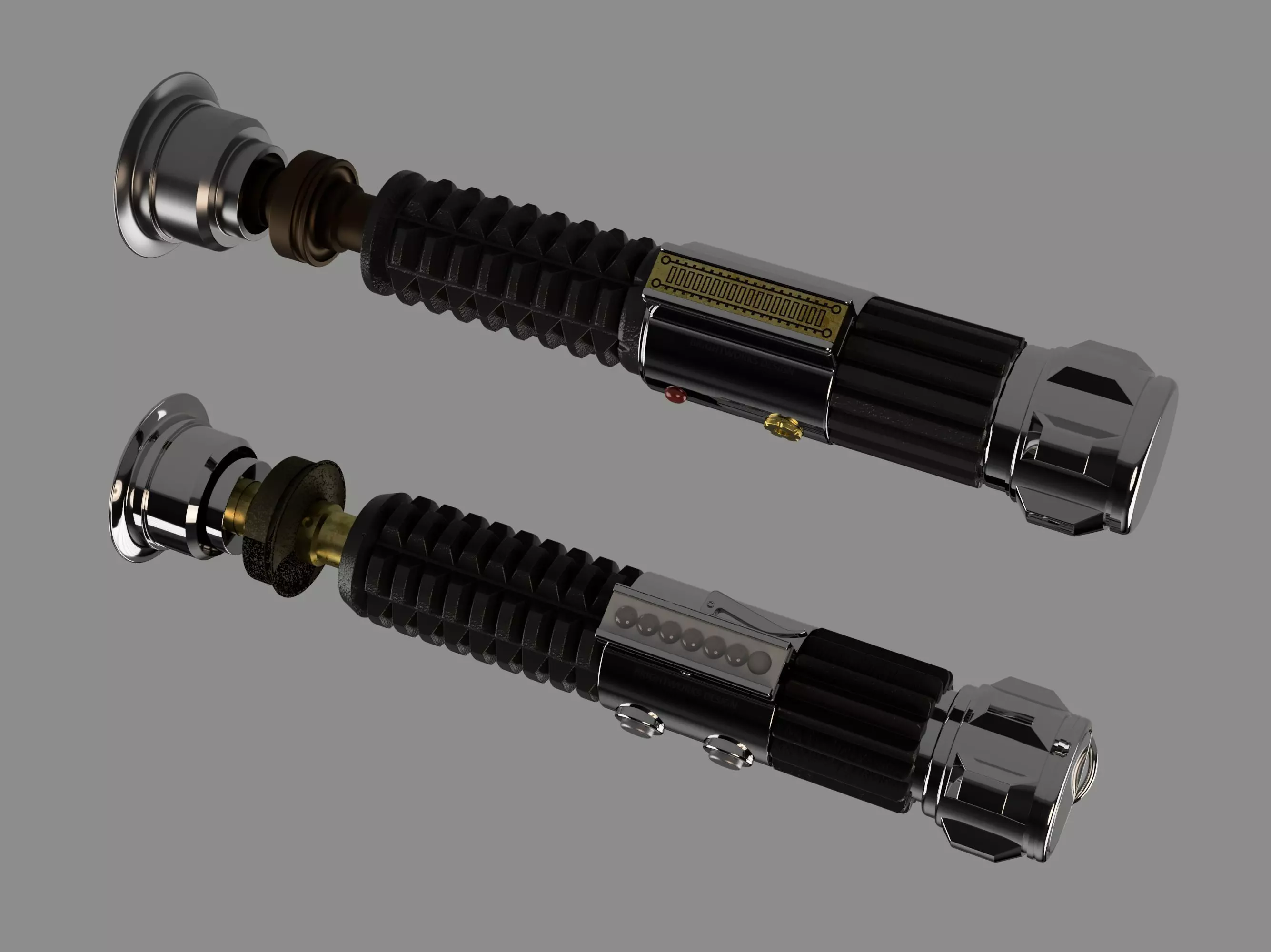 Obi Wan Kenobi Third Lightsaber - 3D Print STL File 3D print model