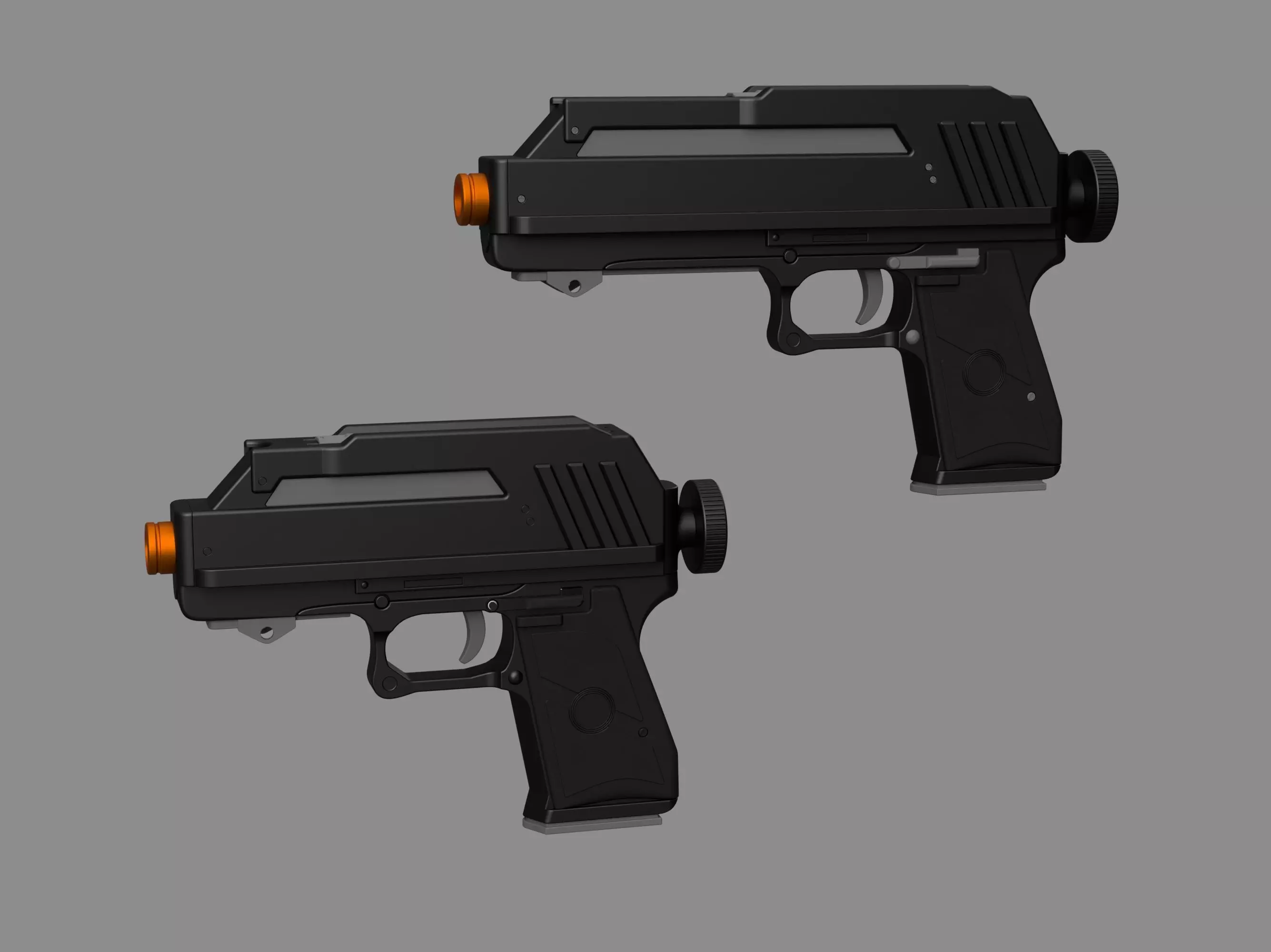 Clone Trooper DC-17 Blaster Pistol Pack 3D print model_0