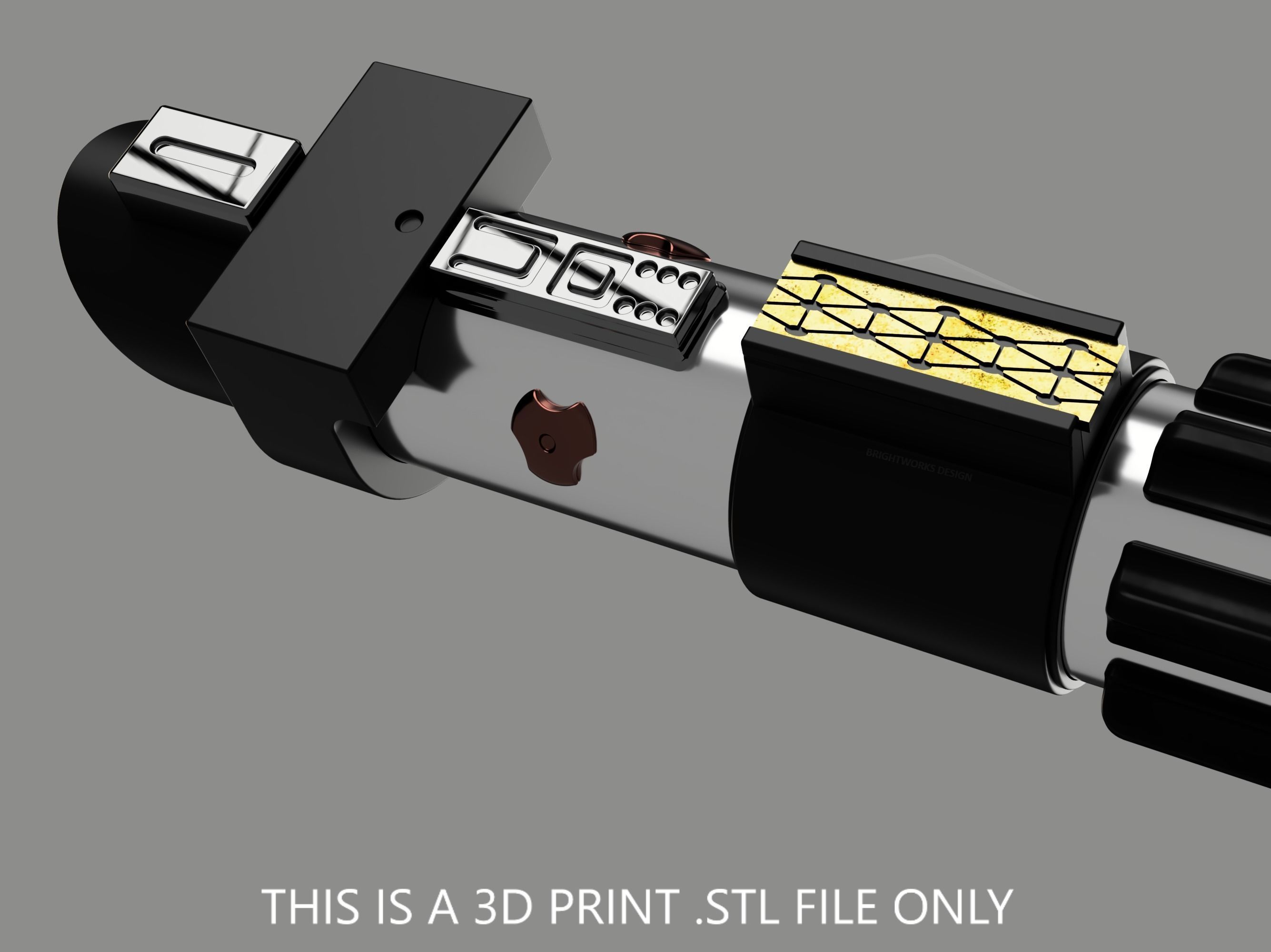 Darth Vader Lightsaber - 3D Print STL File 3D print model_3