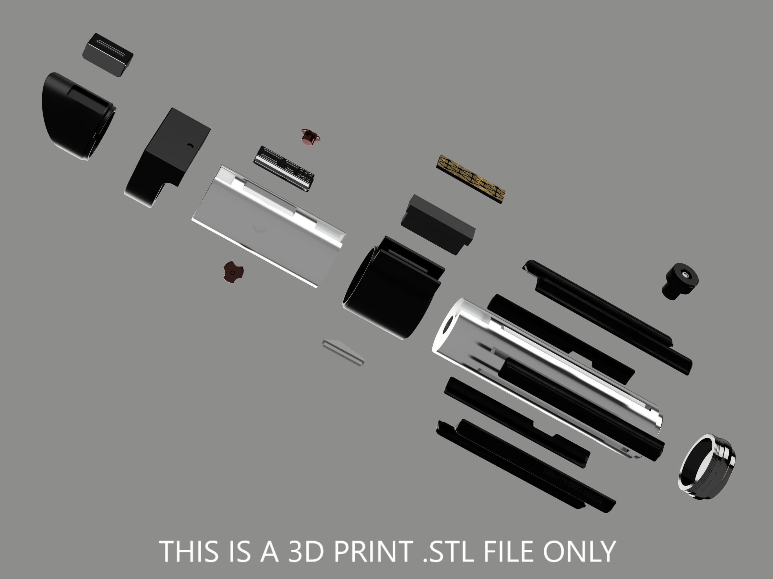 Darth Vader Lightsaber - 3D Print STL File 3D print model_6