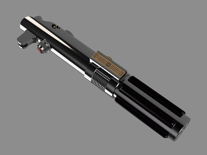 Anakin Skywalker Lightsaber - 3D Print STL File 3D print model