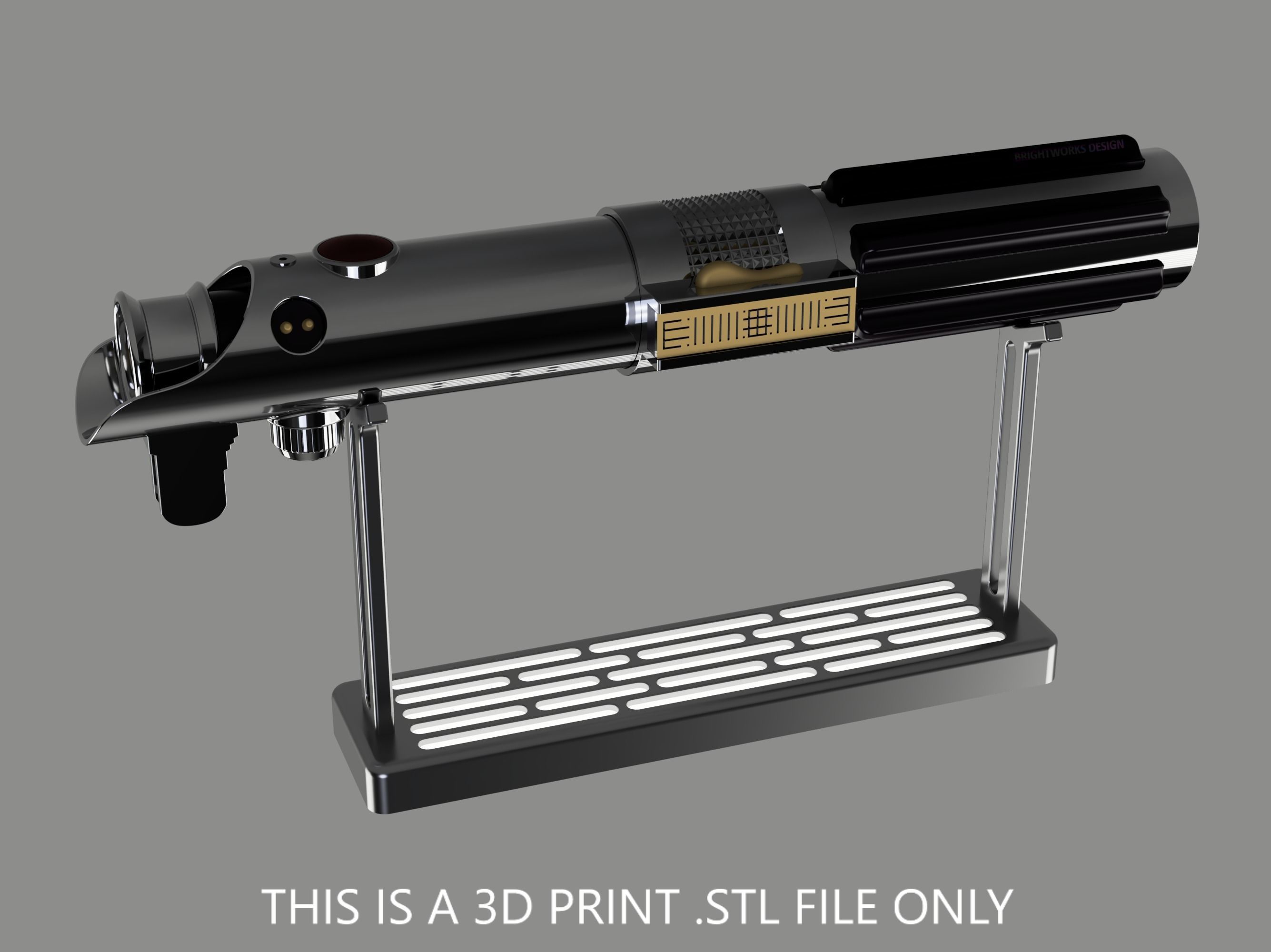 Anakin Skywalker Lightsaber - 3D Print STL File 3D print model_3