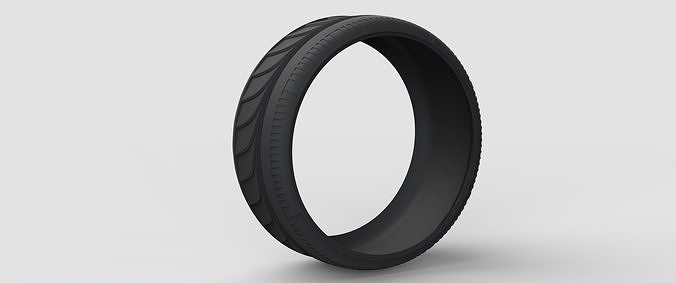 goodyear tripple-tube tire concept futuristic tyre 3D model