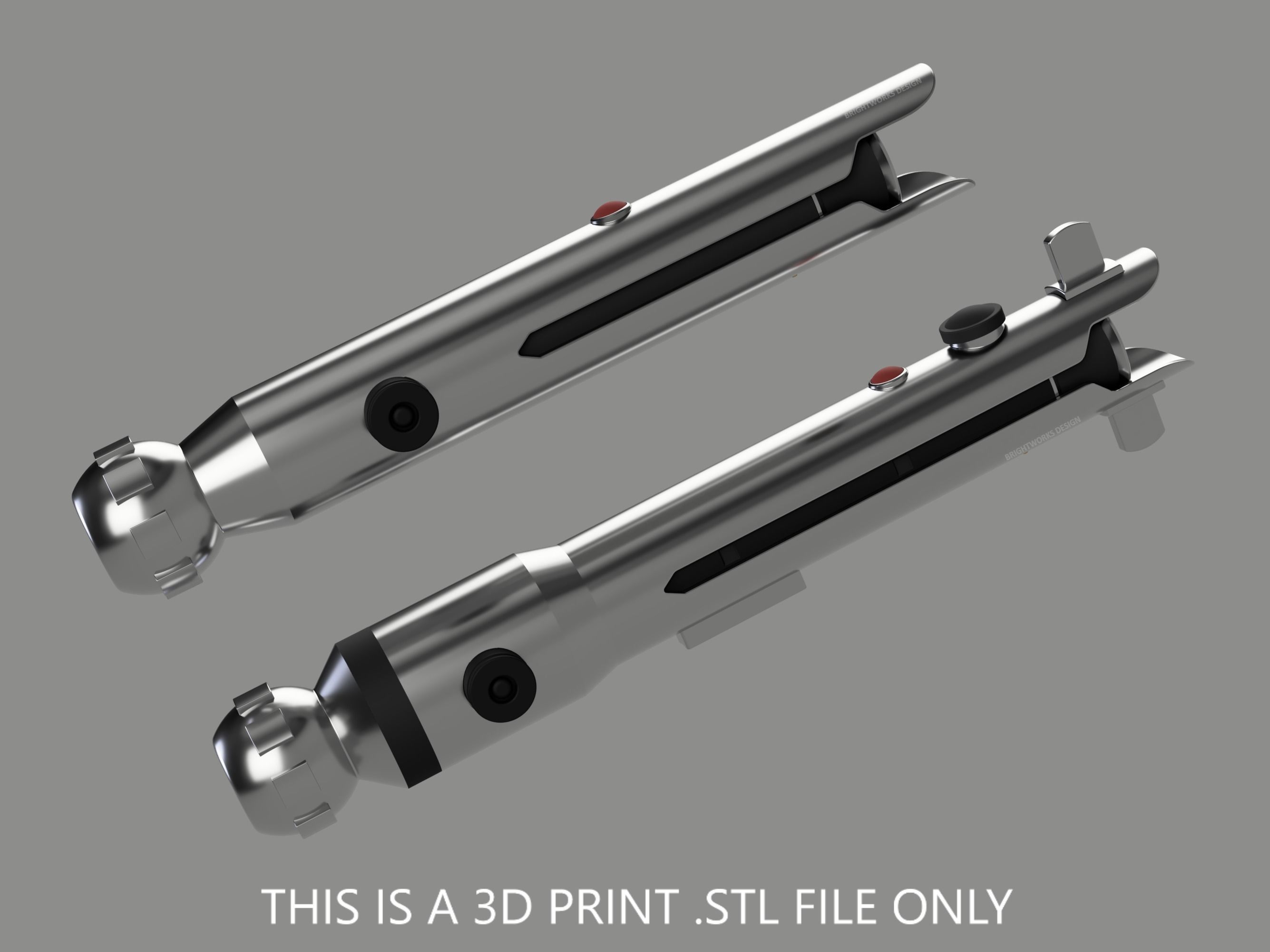 Ahsoka Tano Clone Wars Lightsabers - 3D Print STL File 3D print model_2