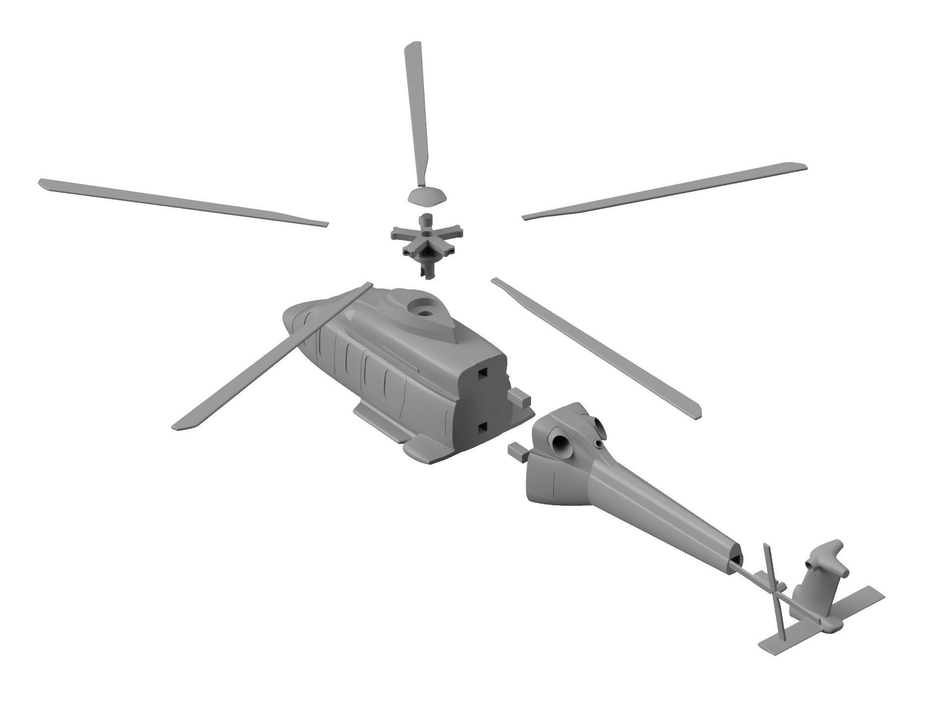 Bell 525 Relentless 3D model 3D printable | CGTrader