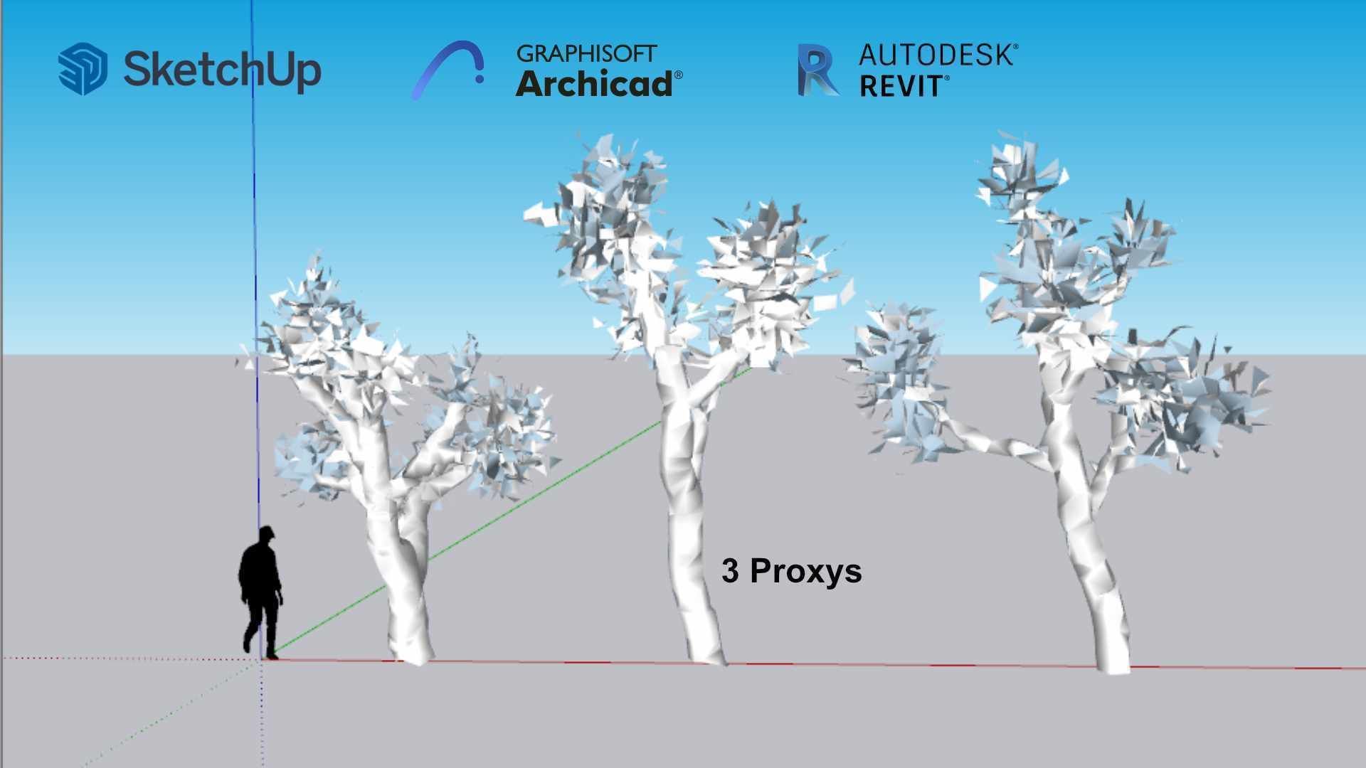 Yucca brevifolia - Joshua tree  3D model_1