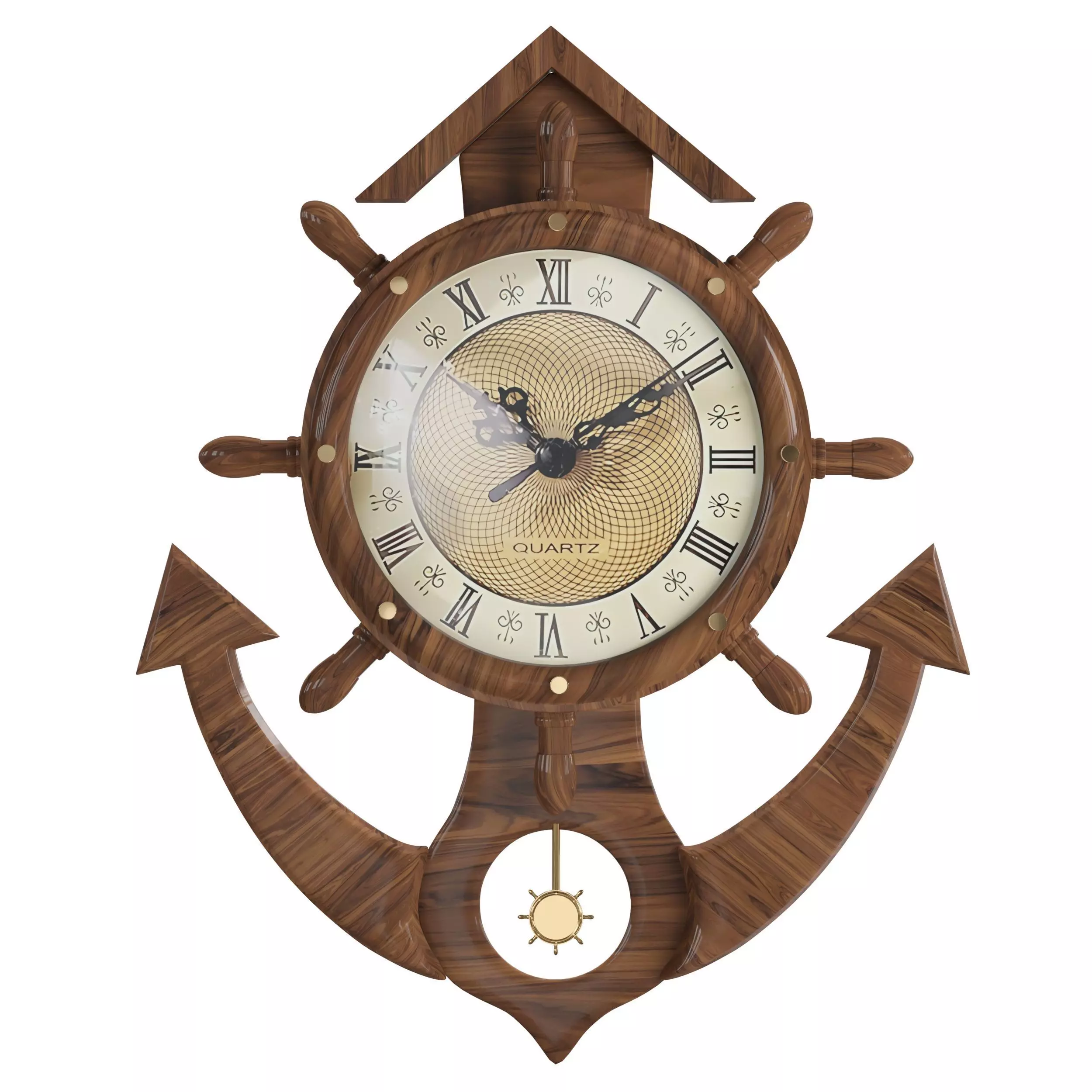 wall clock 55 3D model_0
