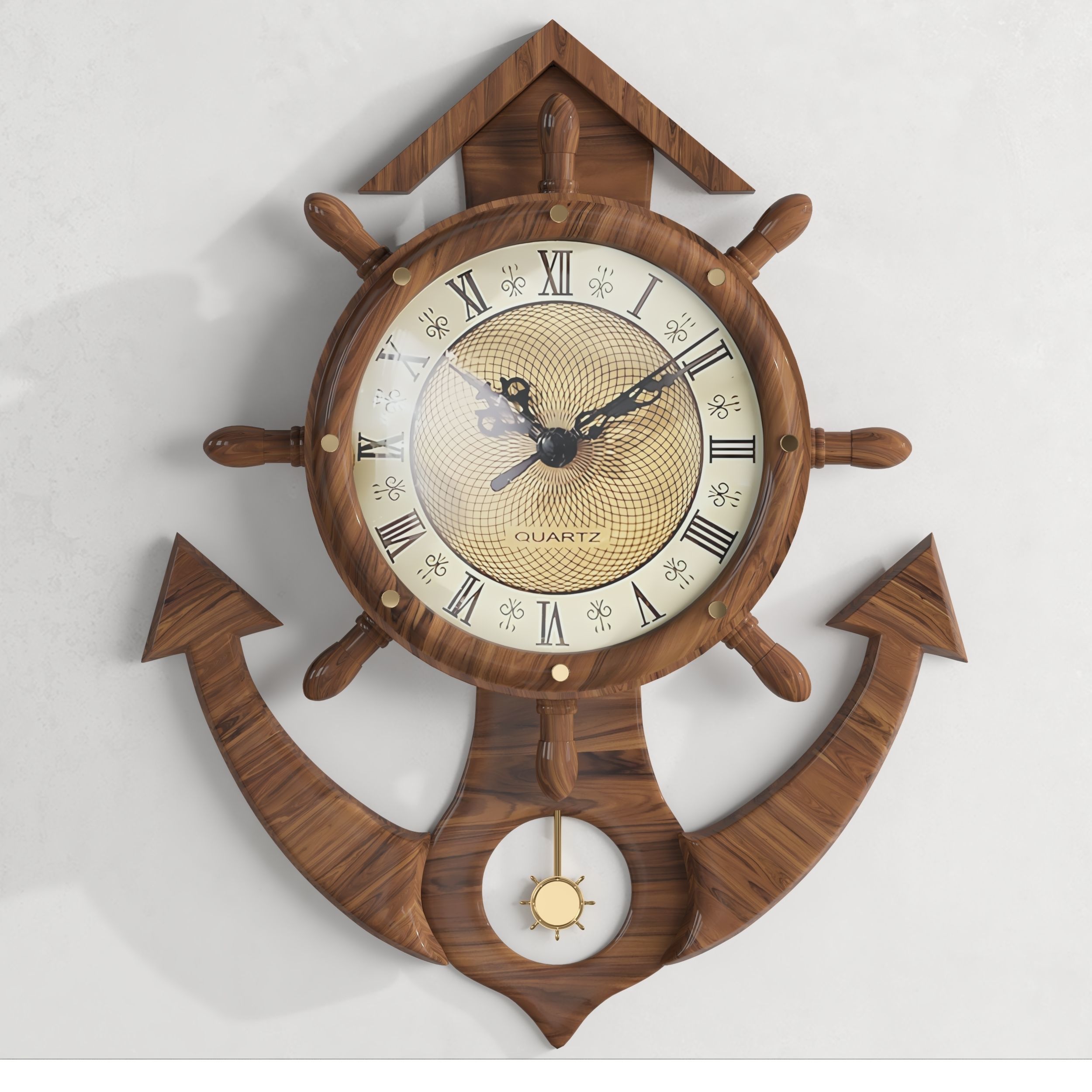 wall clock 55 3D model_2