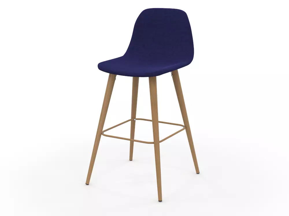 Bar stool 3D model_0