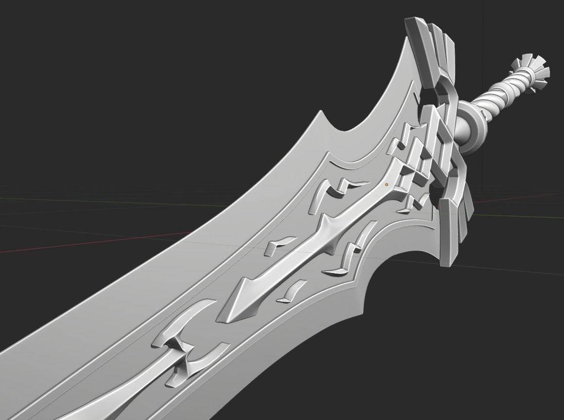 Royal Claymore 3D print model_9